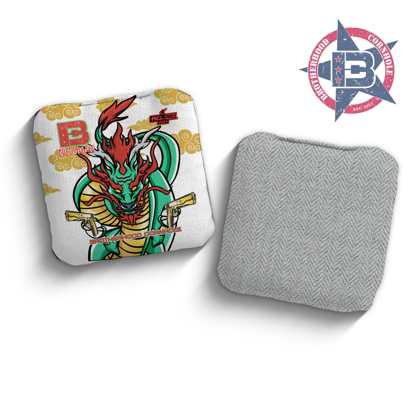 Young Trinh Signature ACL Pro Stamped Cornhole Bags