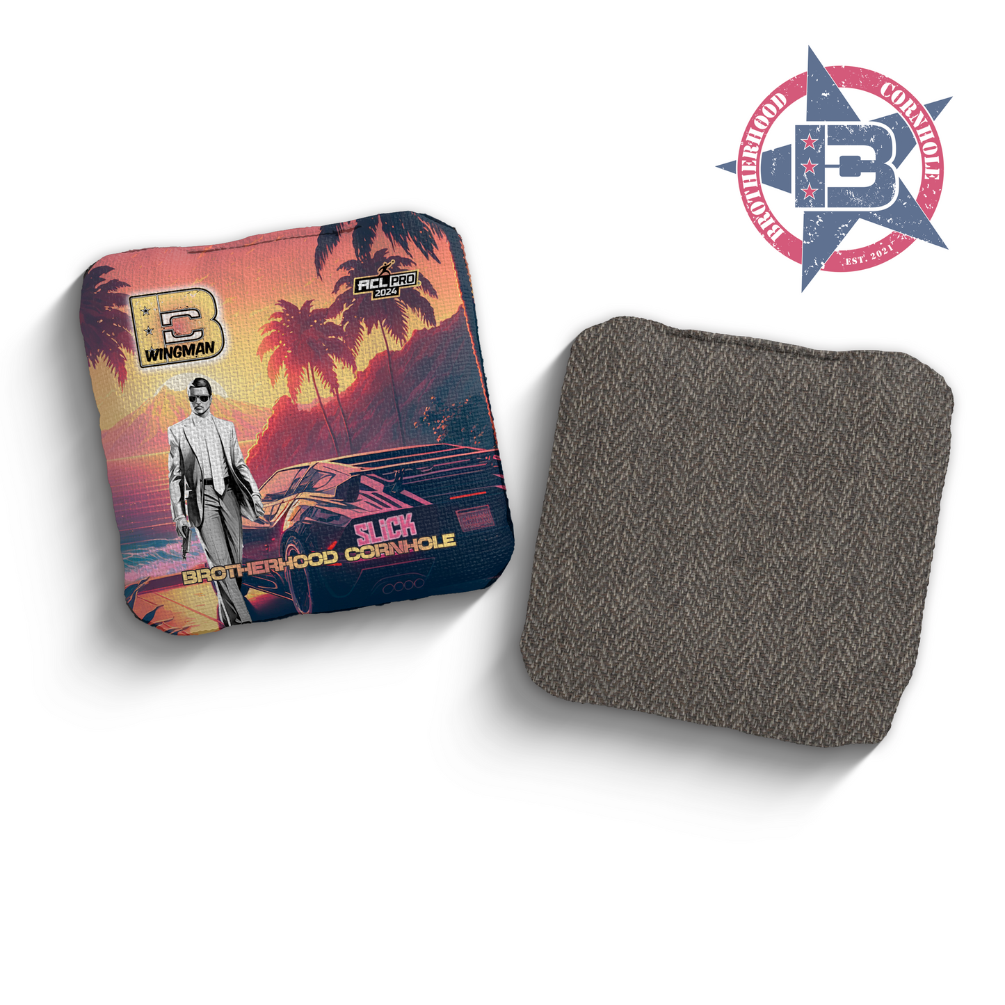 Nick Petuske Signature ACL Pro Stamped Cornhole Bags