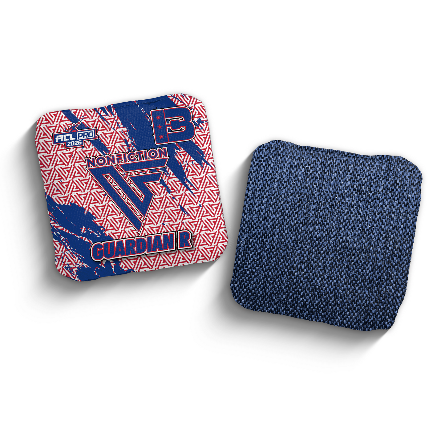 2026 Brotherhood Cornhole Guardian Non Fiction Collaboration ACL Pro Stamped Cornhole Bags