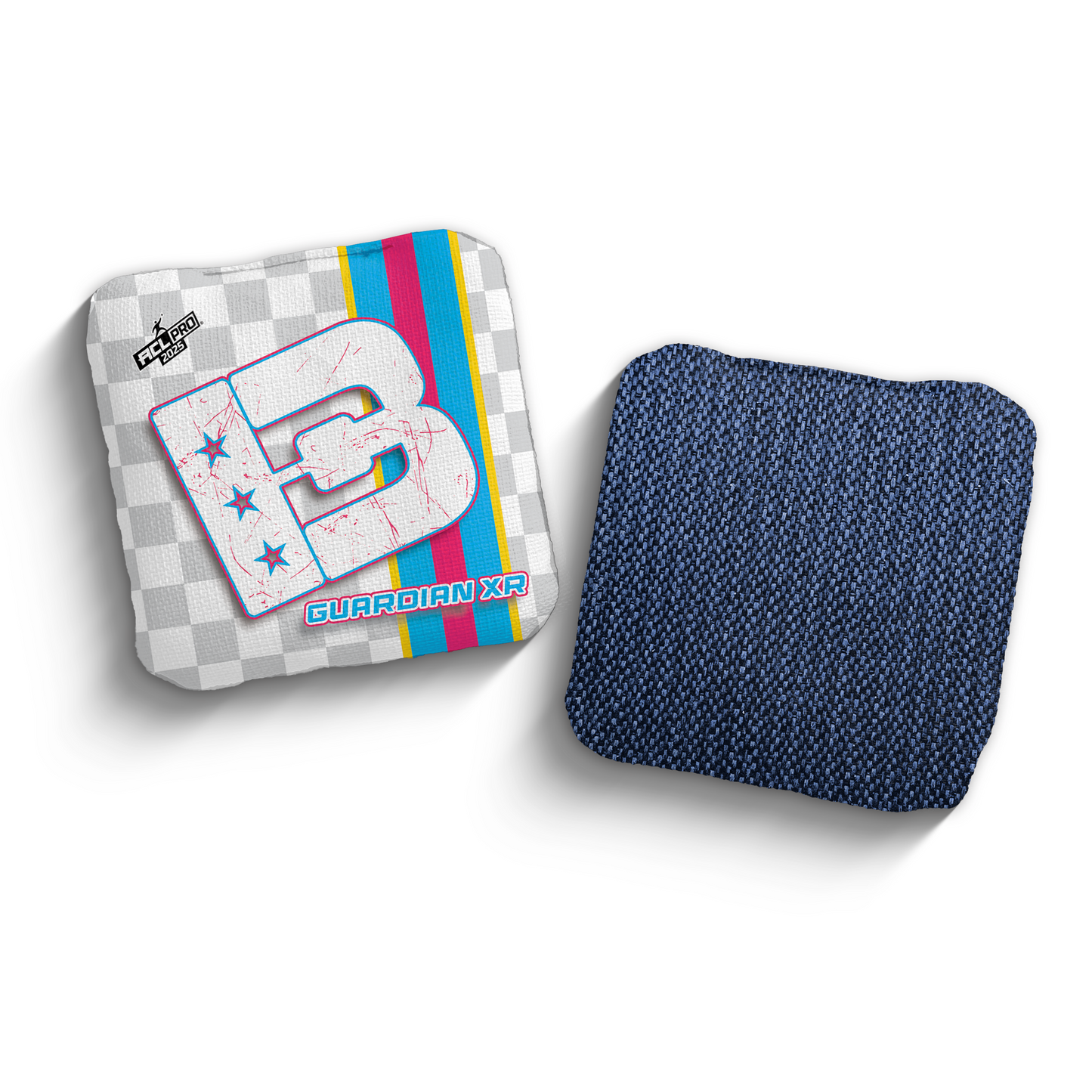 2025 Brotherhood Cornhole Guardian X Checkered Edition ACL Pro Stamped Cornhole Bags