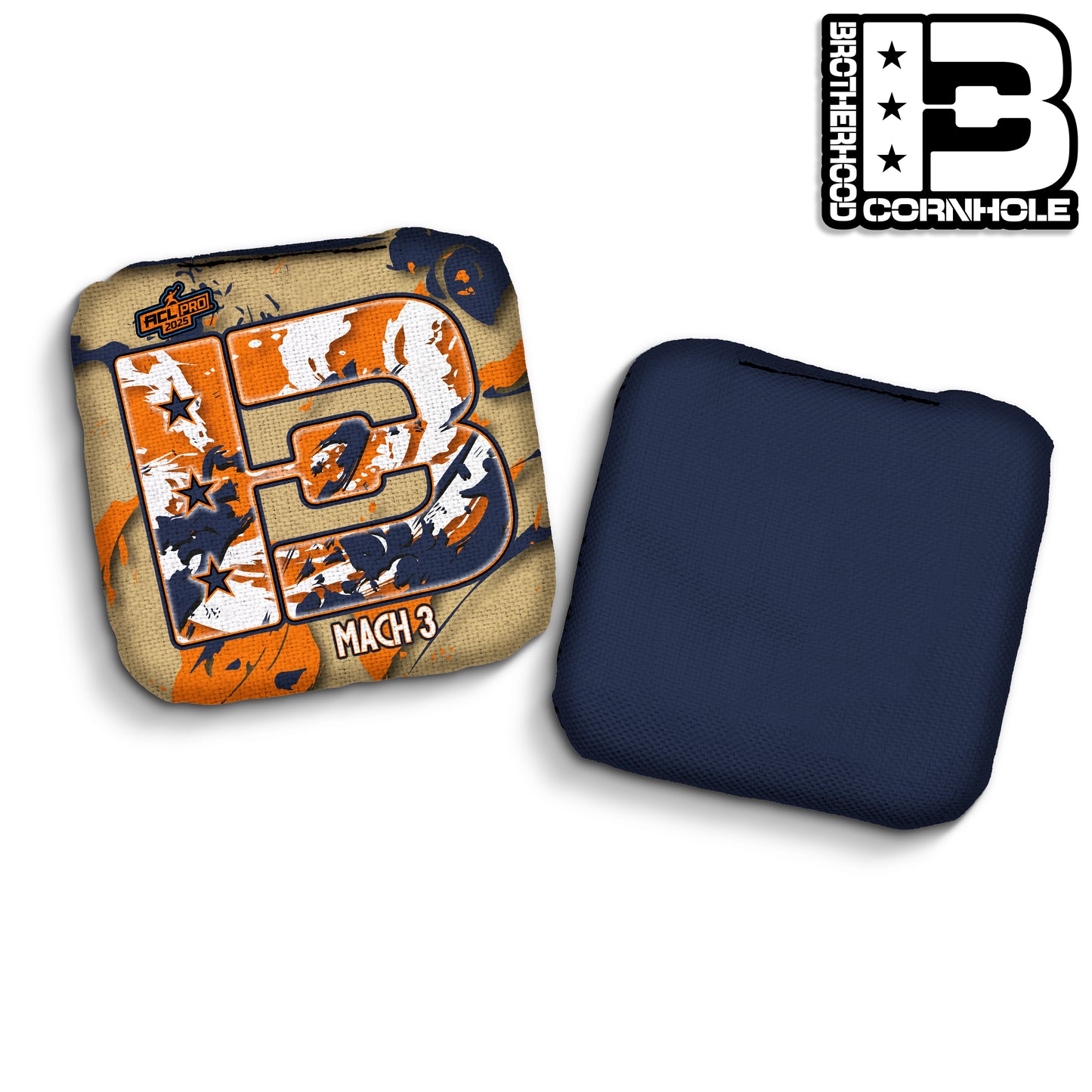 2025 Brotherhood Cornhole Mach 3 Marble Edition ACL Pro Stamped Cornhole Bags
