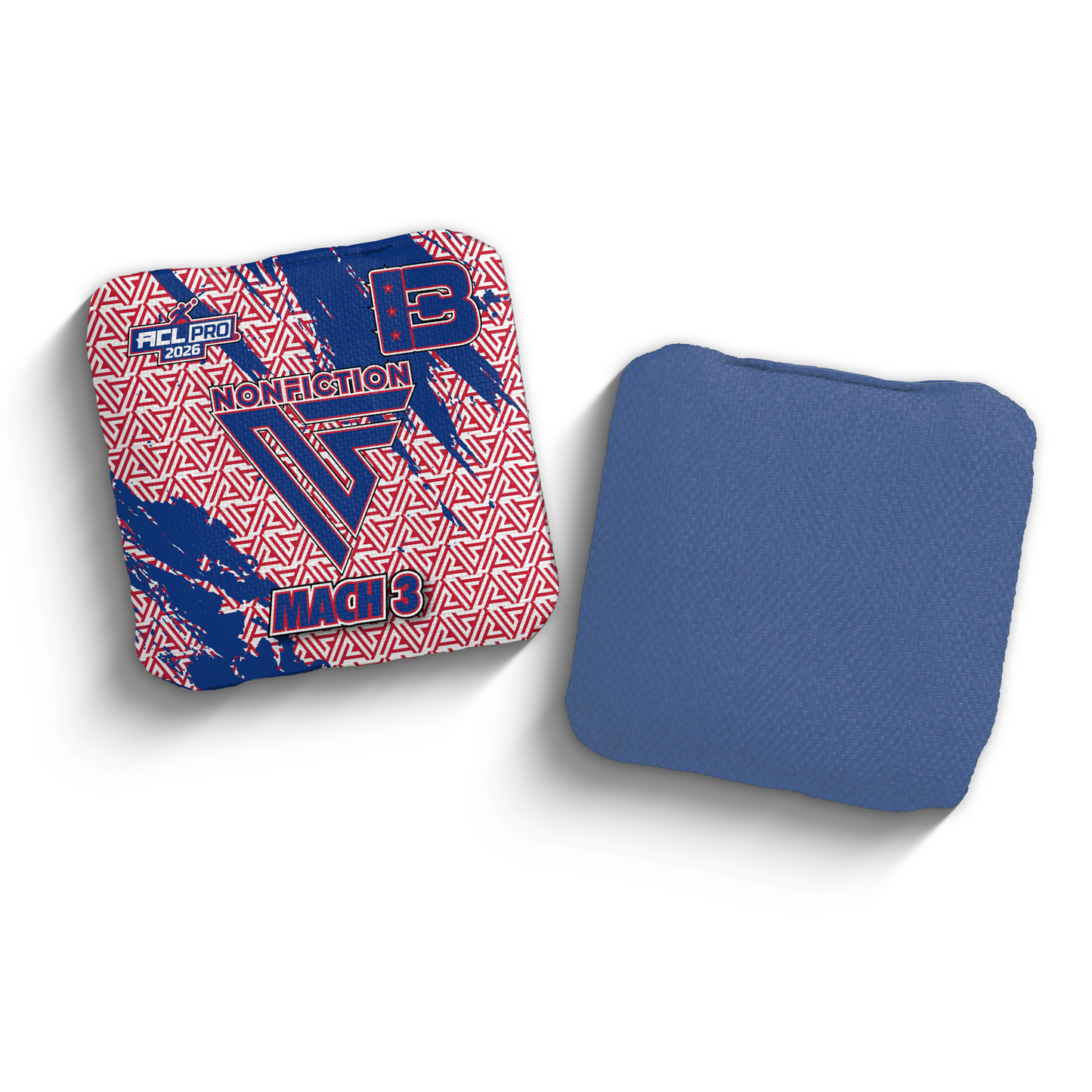 2026 Brotherhood Cornhole Mach 3 Non Fiction Collaboration ACL Pro Stamped Cornhole Bags