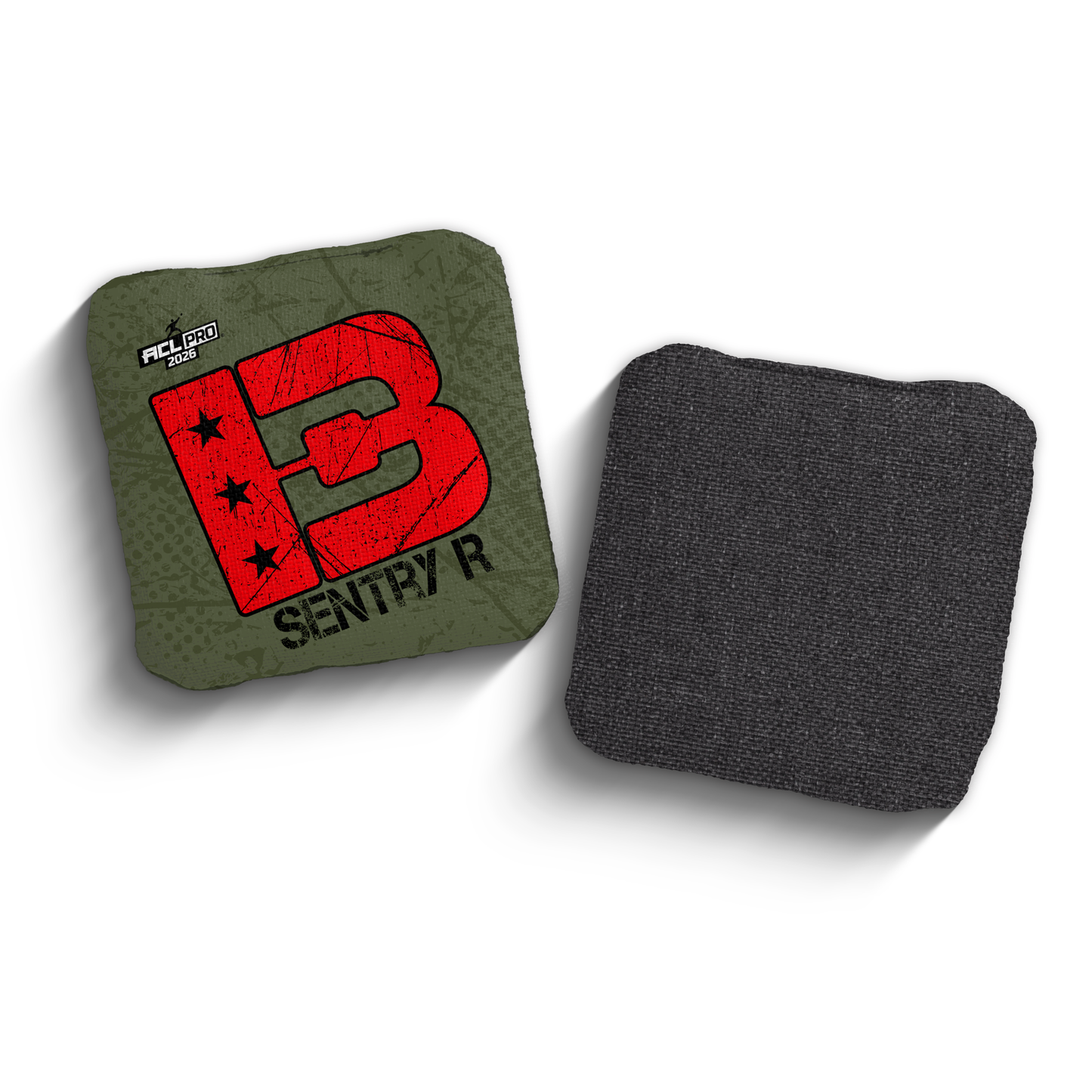 2026 Brotherhood Cornhole Sentry Military Grunge Edition ACL Pro Stamped Cornhole Bags