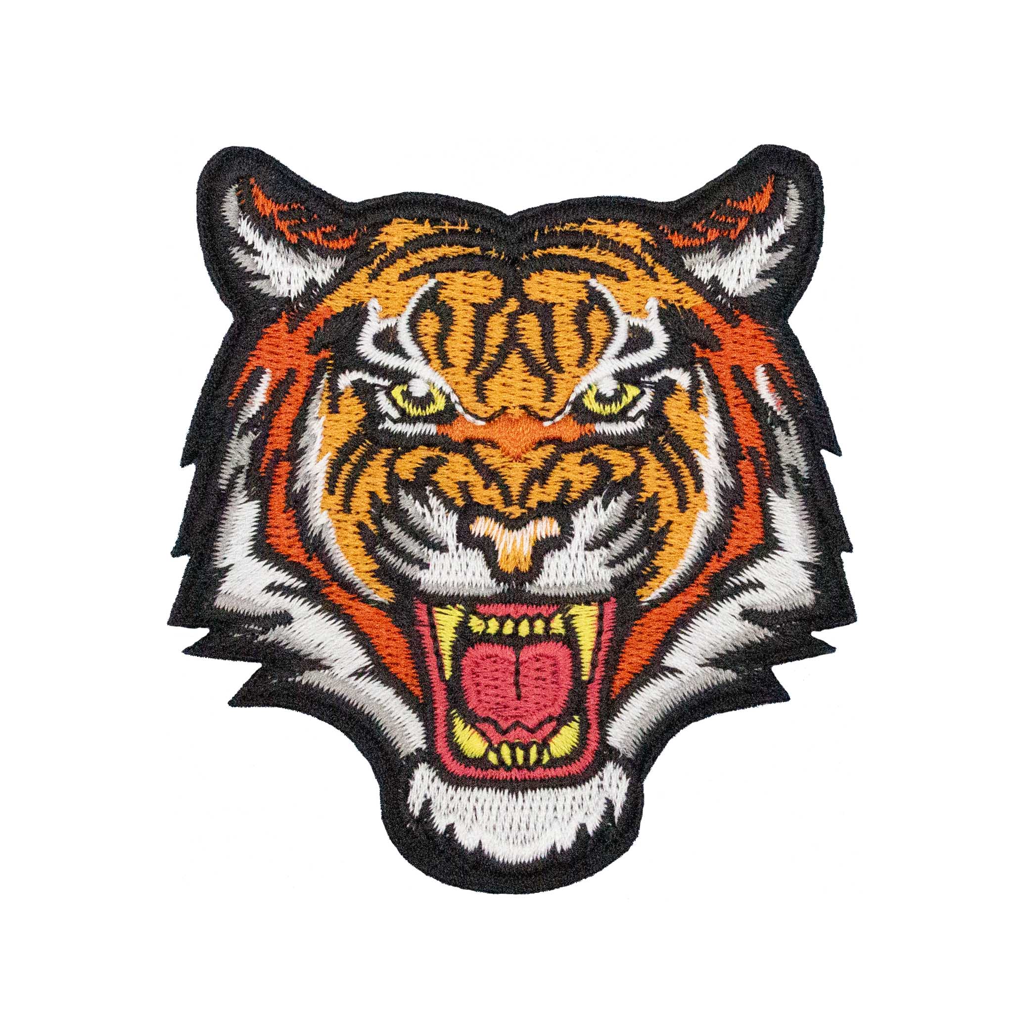 Tiger Embroidered Velcro Patch