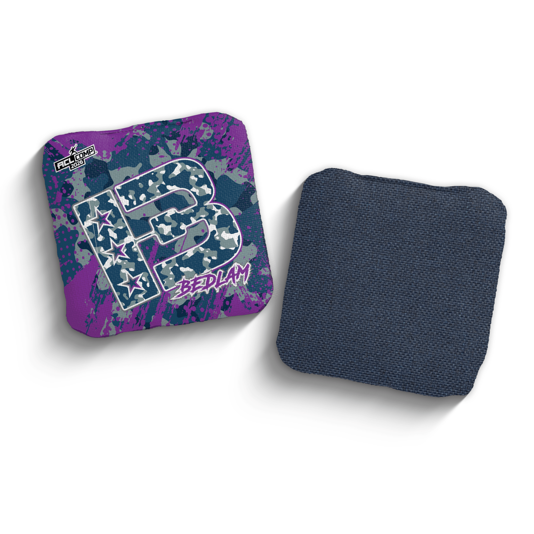 2026 Brotherhood Cornhole Bedlam Camo Edition ACL Pro Stamped Cornhole Bags - Brotherhood Cornhole