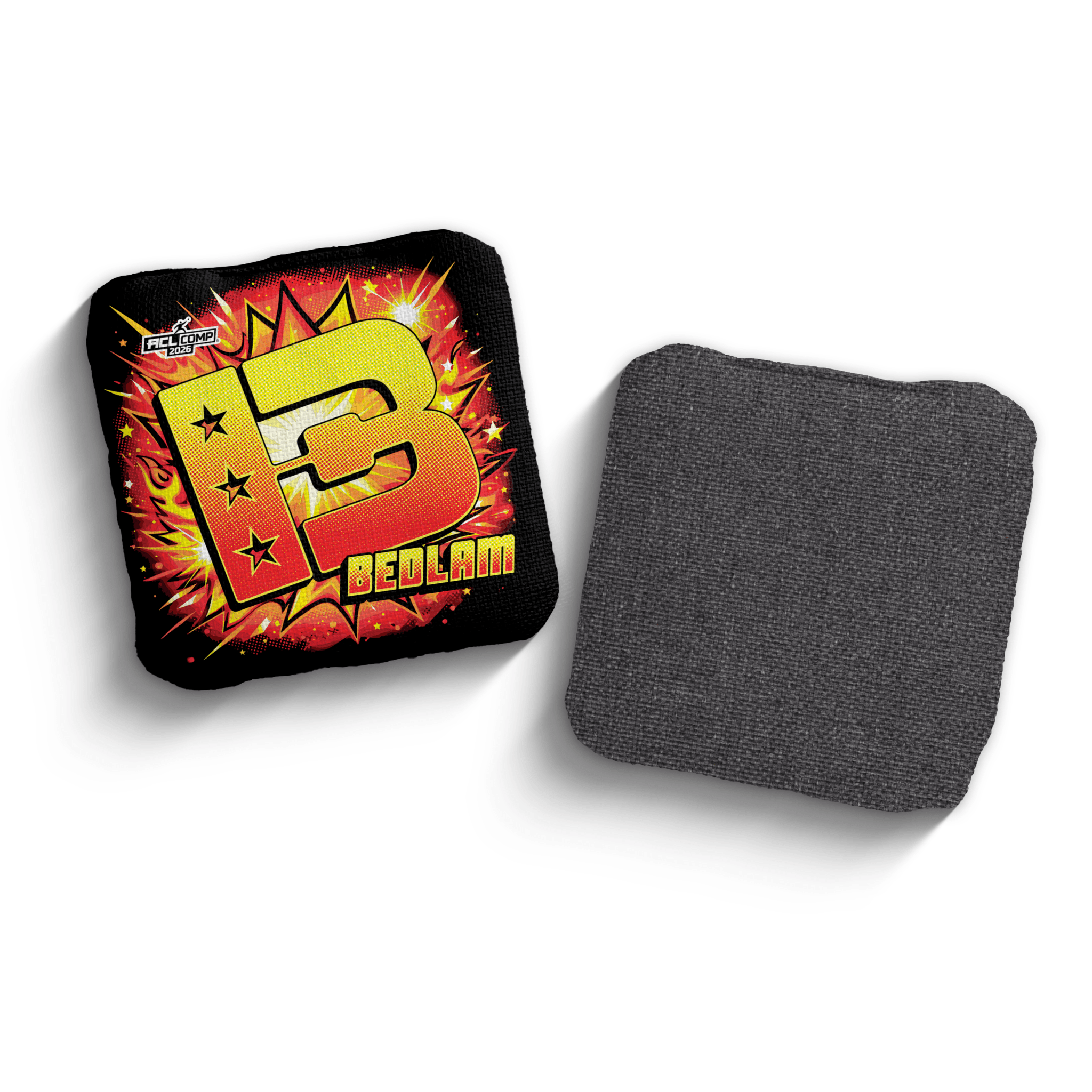 2026 Brotherhood Cornhole Bedlam Comic Edition ACL Comp Stamped Cornhole Bags - Brotherhood Cornhole