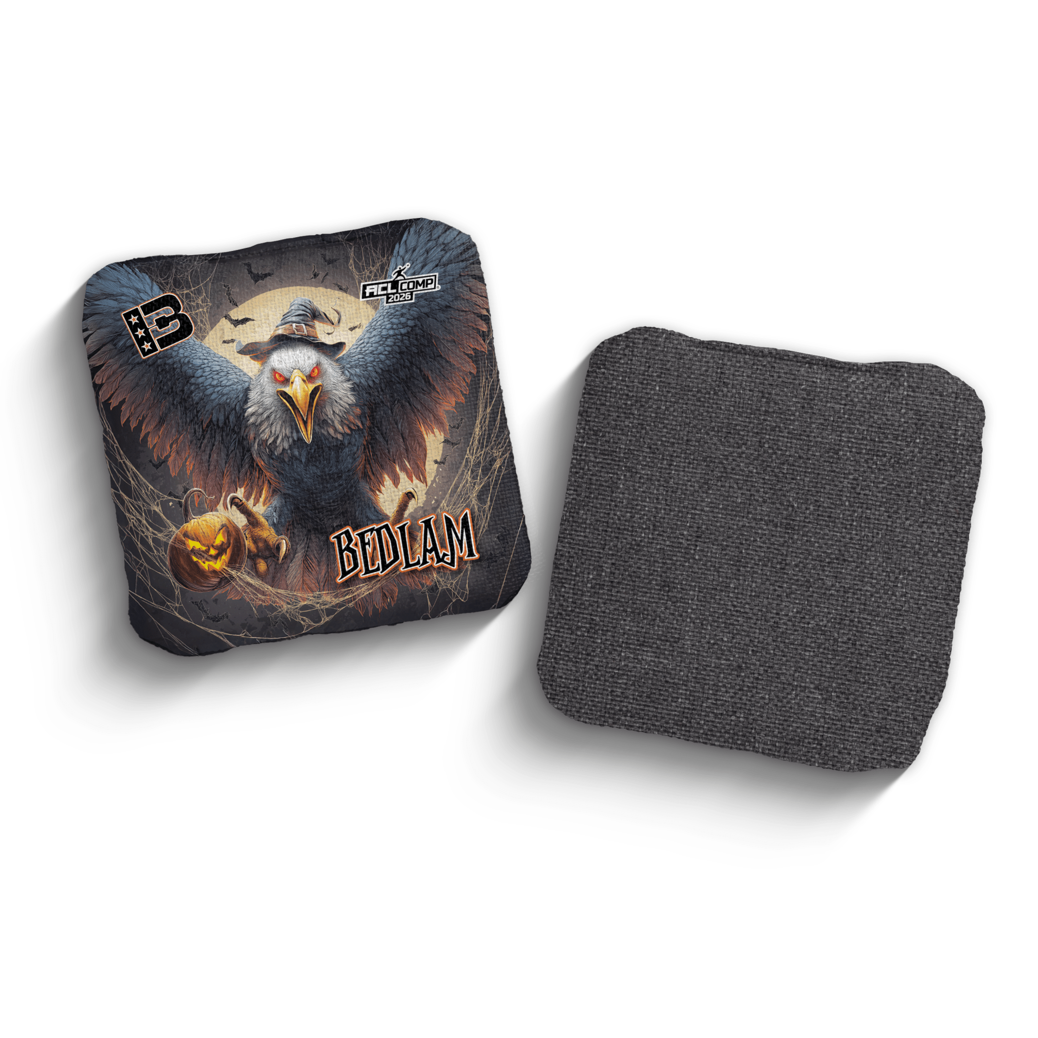 2026 Brotherhood Cornhole Bedlam Halloween Edition ACL Comp Stamped Cornhole Bags - Brotherhood Cornhole