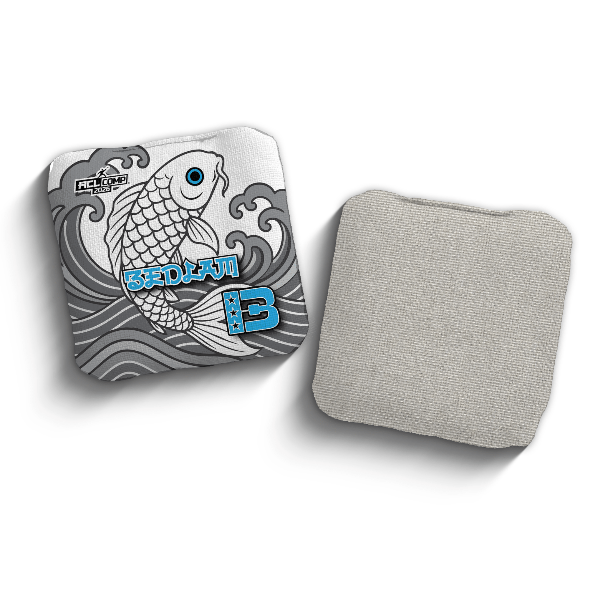 2026 Brotherhood Cornhole Bedlam Koi Fish Edition ACL Pro Stamped Cornhole Bags - Brotherhood Cornhole