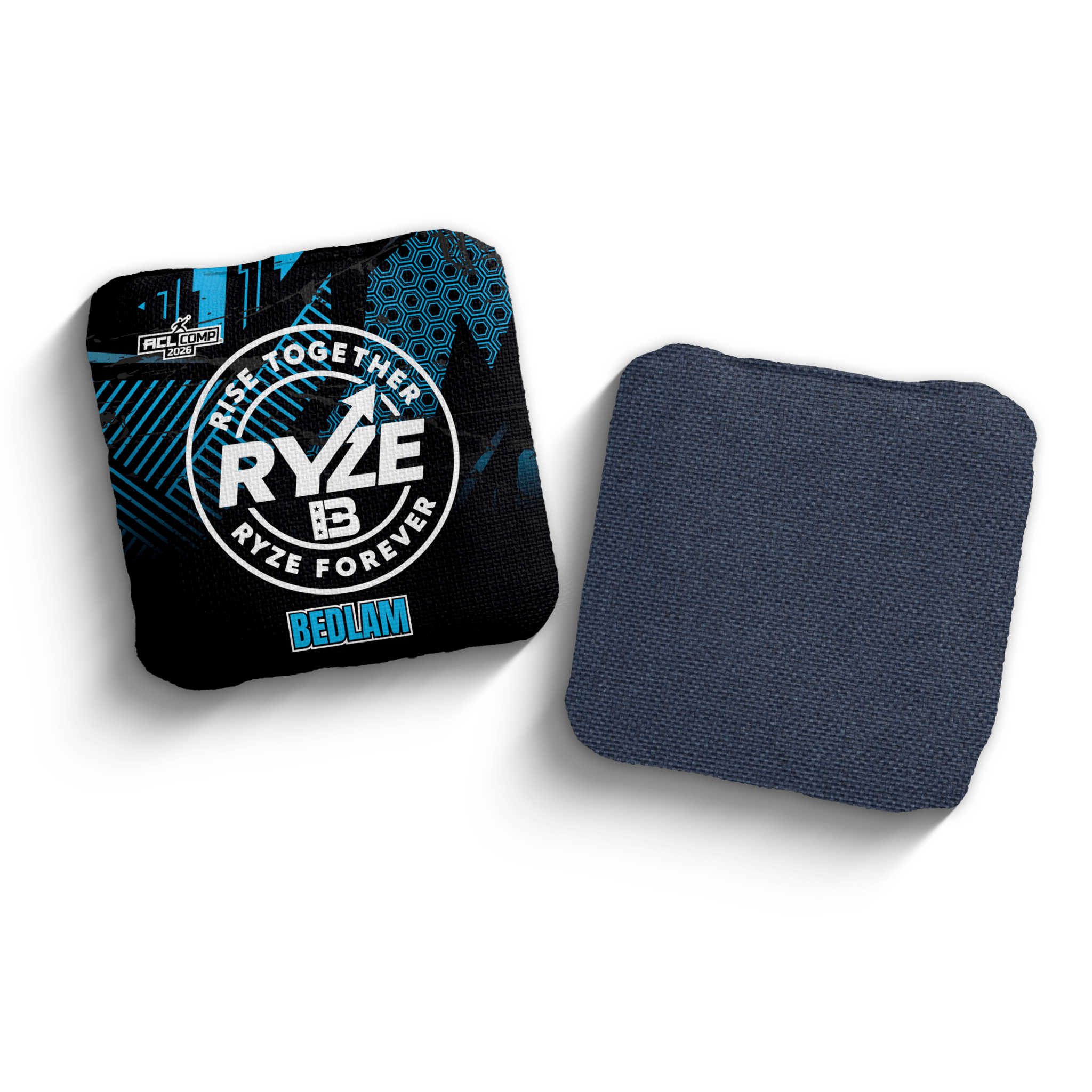 2026 Brotherhood Cornhole Bedlam Ryze Cornhole Collaboration ACL Pro Stamped Cornhole Bags - Brotherhood Cornhole