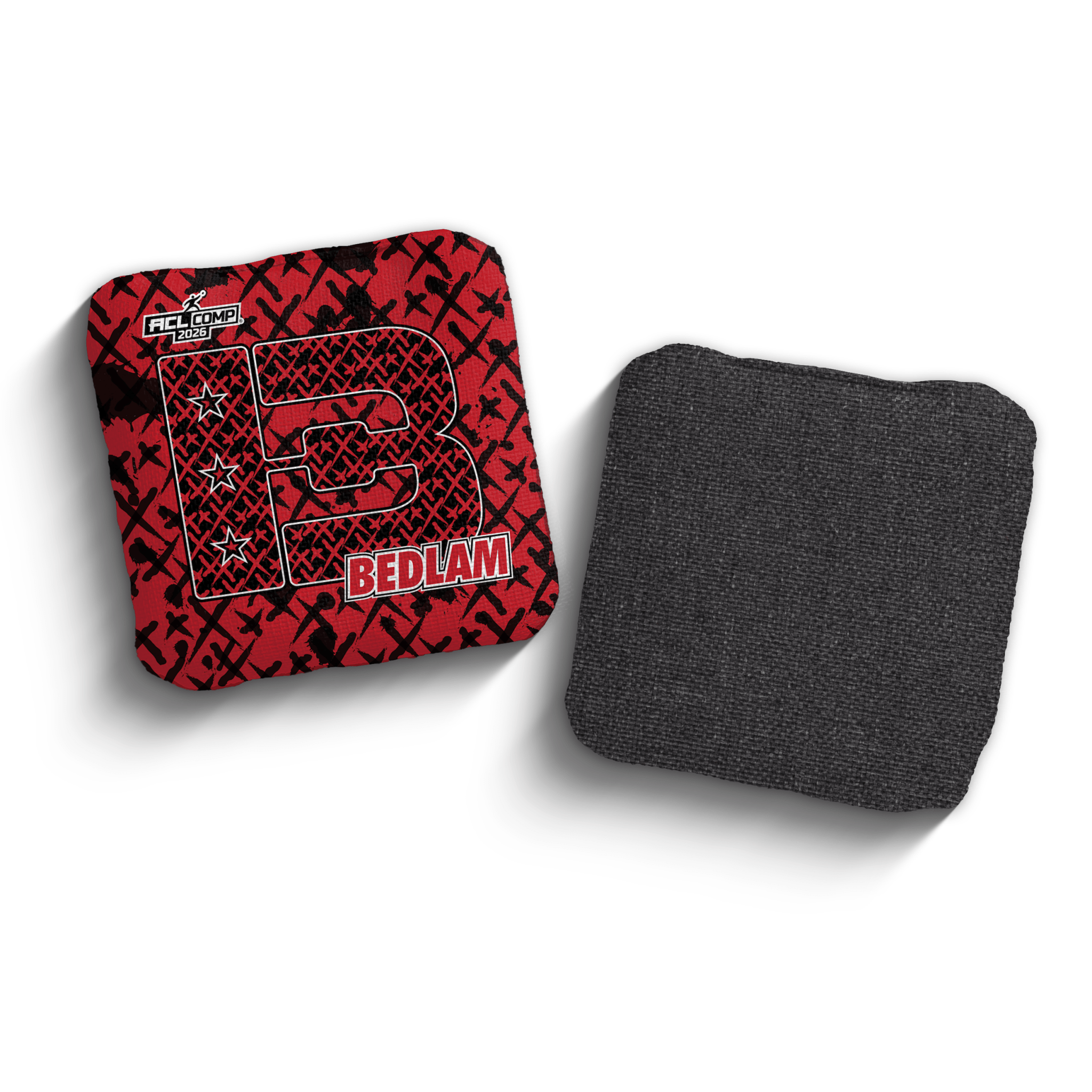 2026 Brotherhood Cornhole Bedlam X - Pattern Edition ACL Pro Stamped Cornhole Bags - Brotherhood Cornhole