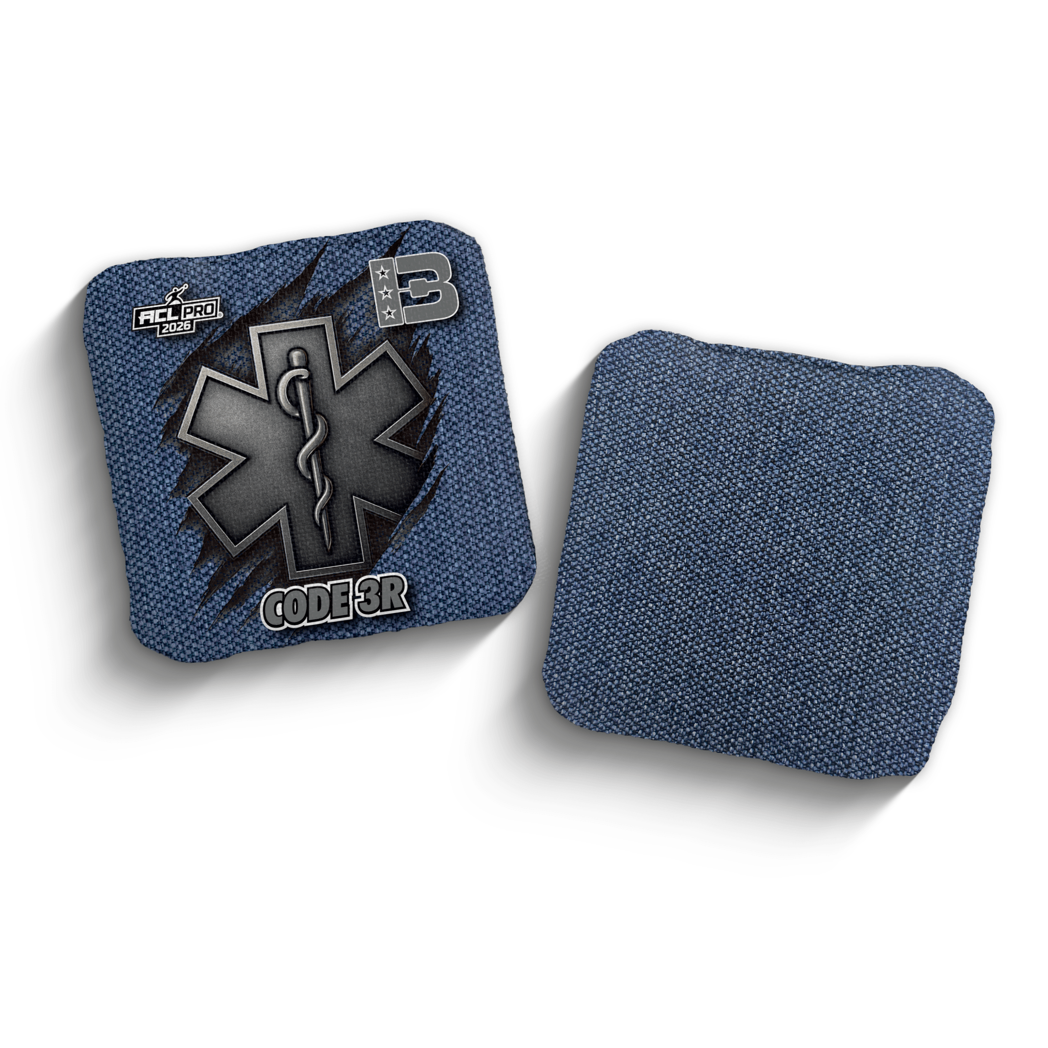 2026 Brotherhood Cornhole Code 3 First Responder Medical Edition ACL Pro Stamped Cornhole Bags - Brotherhood Cornhole