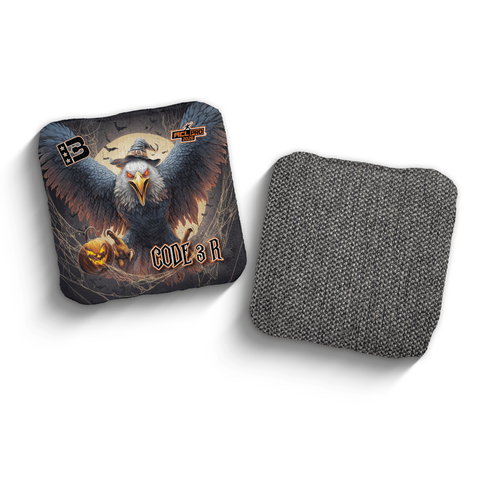 2026 Brotherhood Cornhole Code 3 Halloween Edition ACL Pro Stamped Cornhole Bags - Brotherhood Cornhole