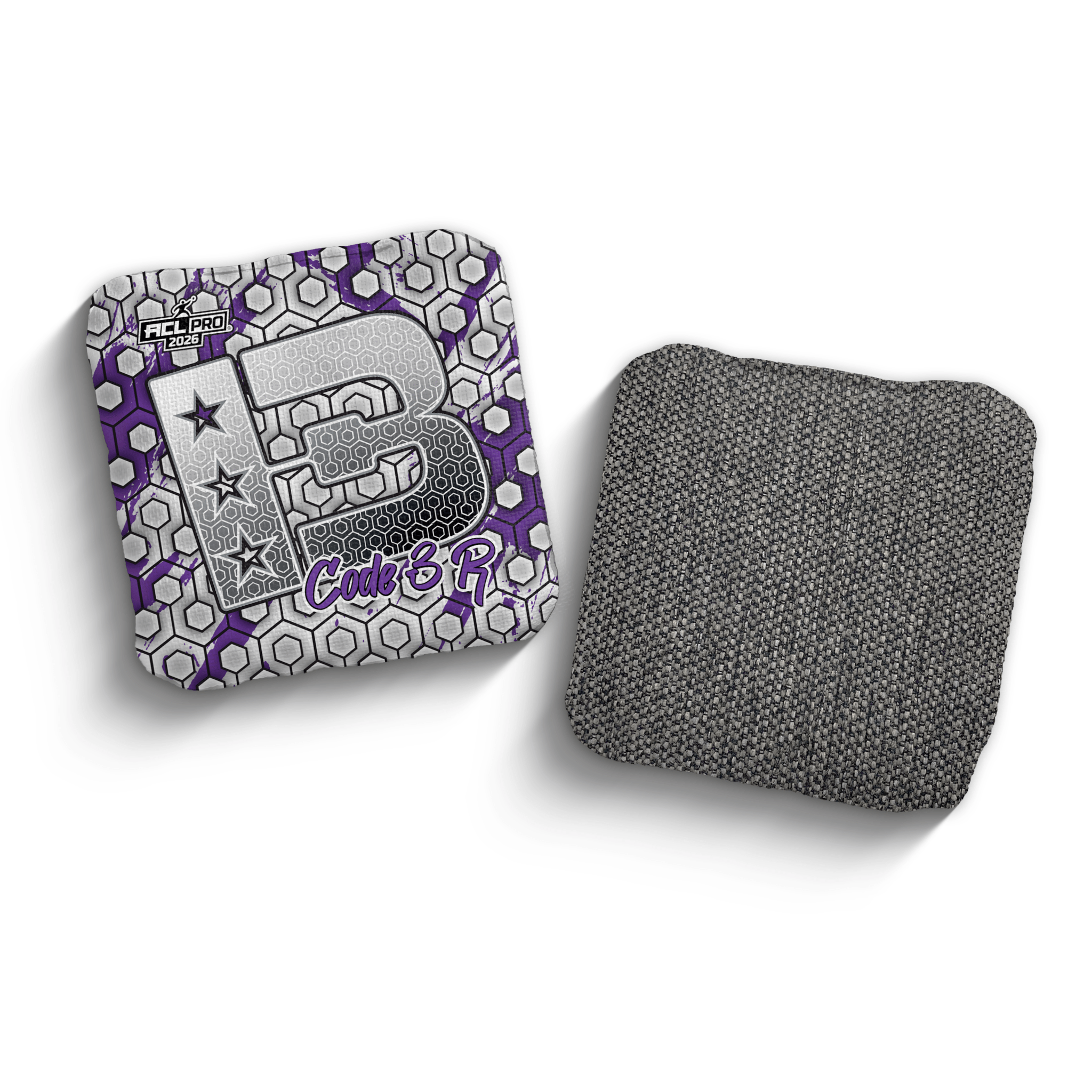 2026 Brotherhood Cornhole Code 3 Hex Edition ACL Pro Stamped Cornhole Bags - Brotherhood Cornhole