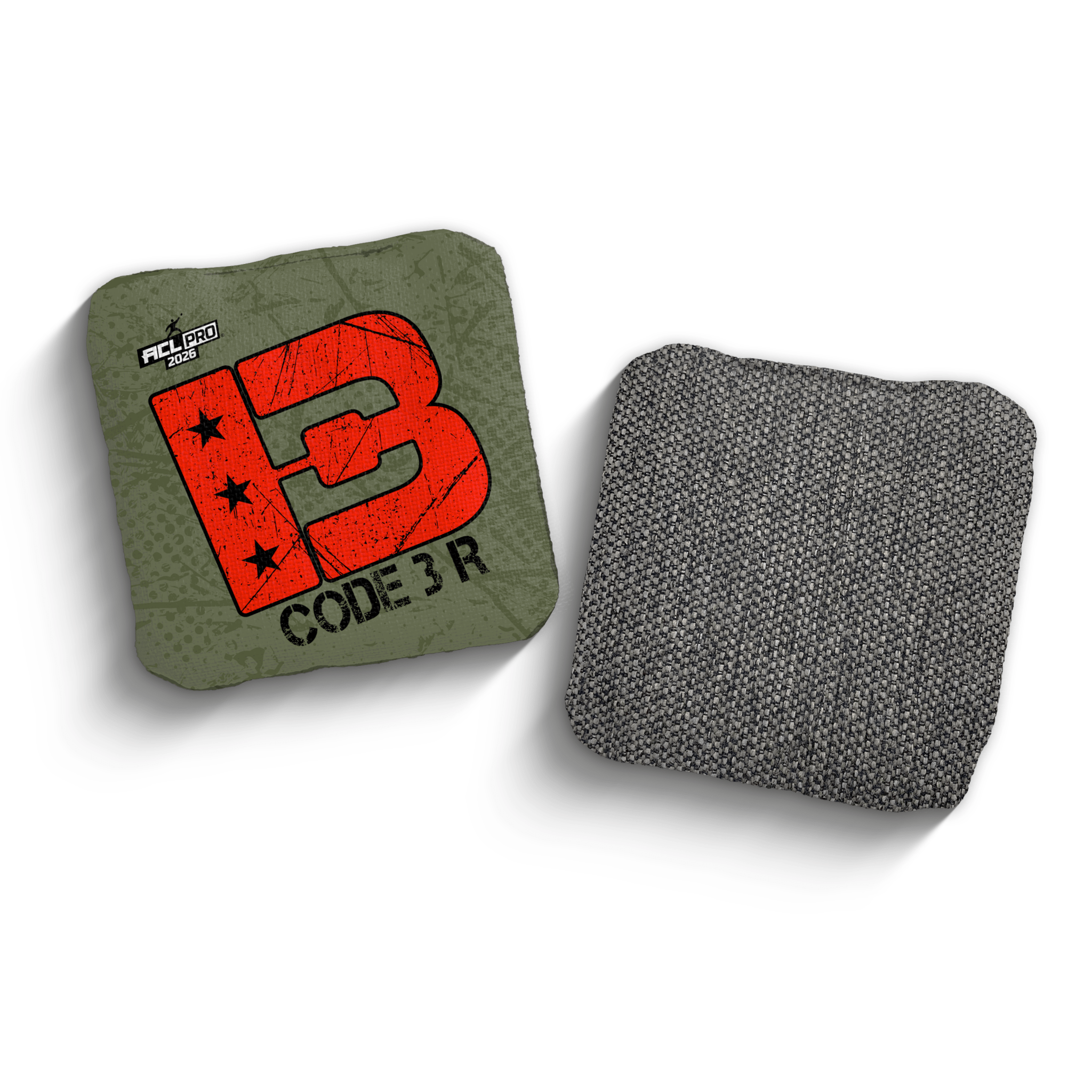 2026 Brotherhood Cornhole Code 3 Military Grunge Edition ACL Pro Stamped Cornhole Bags - Brotherhood Cornhole