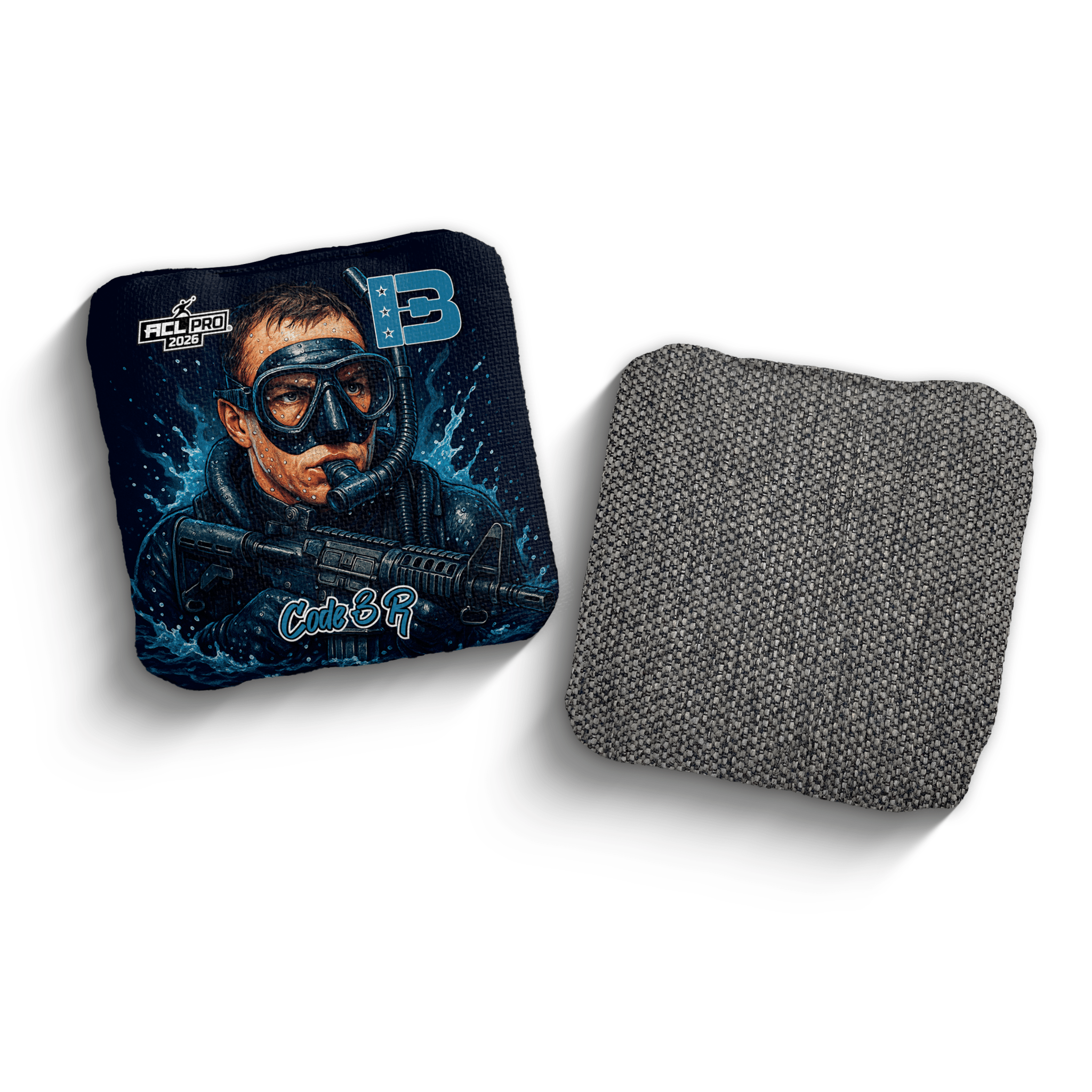 2026 Brotherhood Cornhole Code 3 Navy Seal Edition ACL Pro Stamped Cornhole Bags - Brotherhood Cornhole