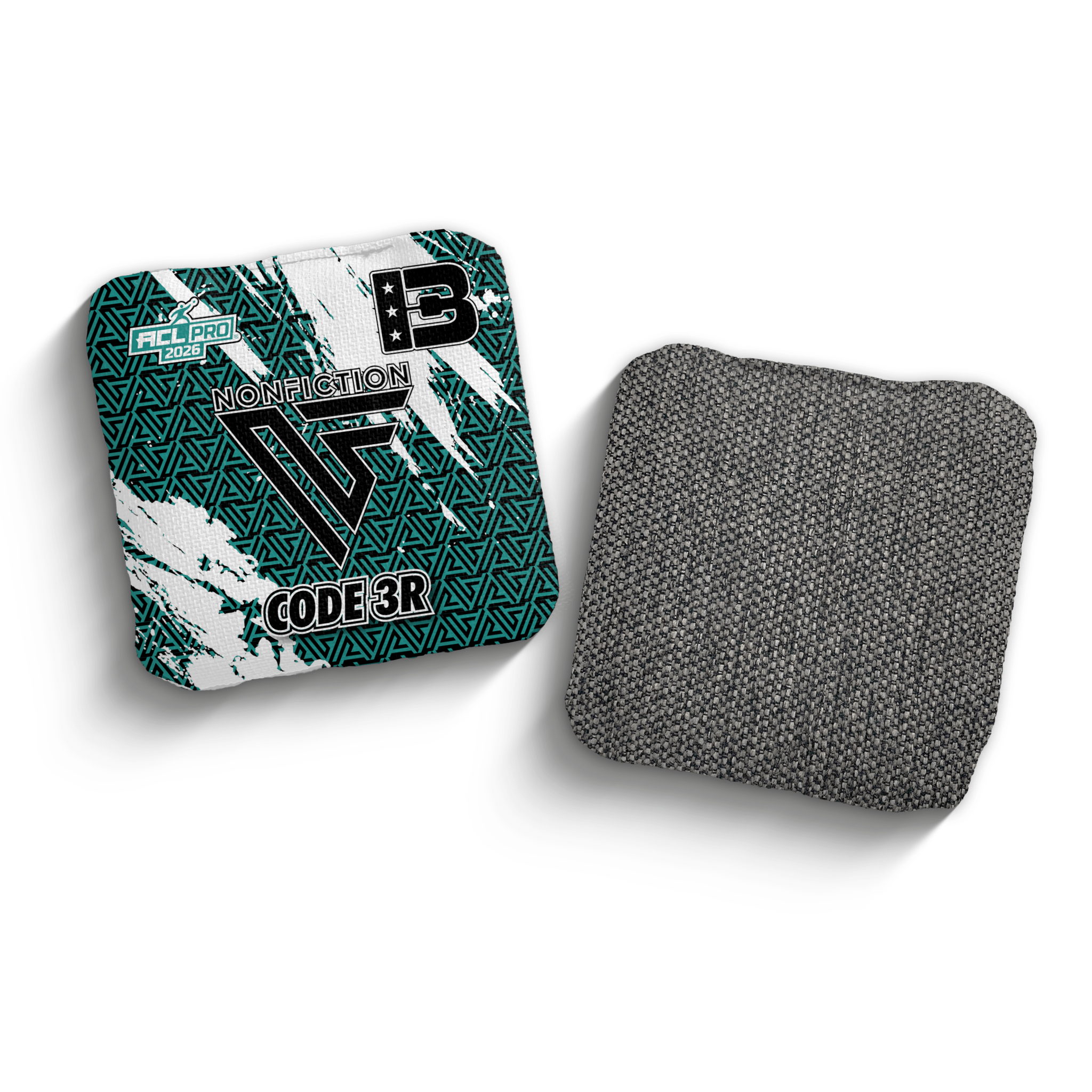 2026 Brotherhood Cornhole Code 3 Non Fiction Collaboration ACL Pro Stamped Cornhole Bags - Brotherhood Cornhole