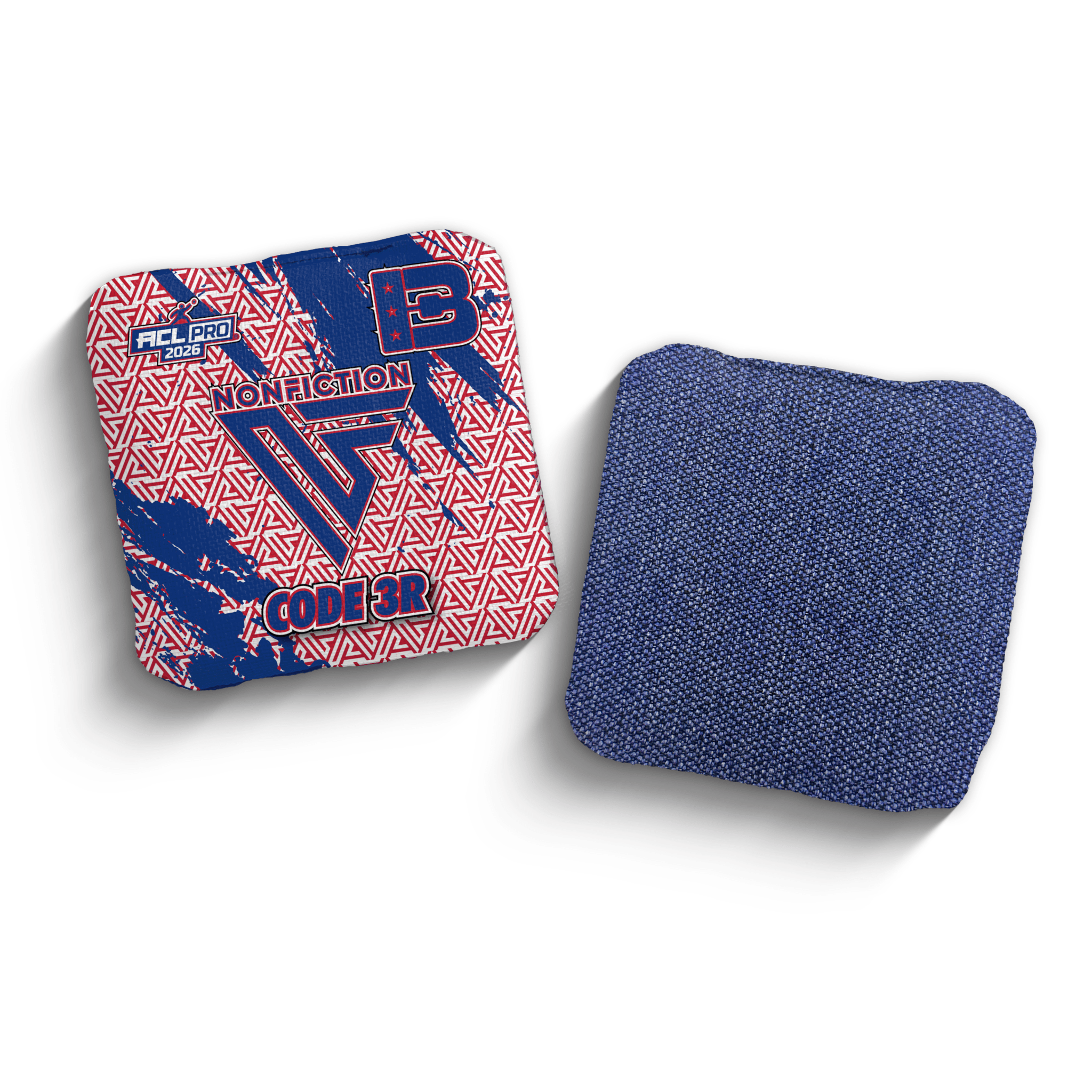 2026 Brotherhood Cornhole Code 3 Non Fiction Collaboration ACL Pro Stamped Cornhole Bags - Brotherhood Cornhole