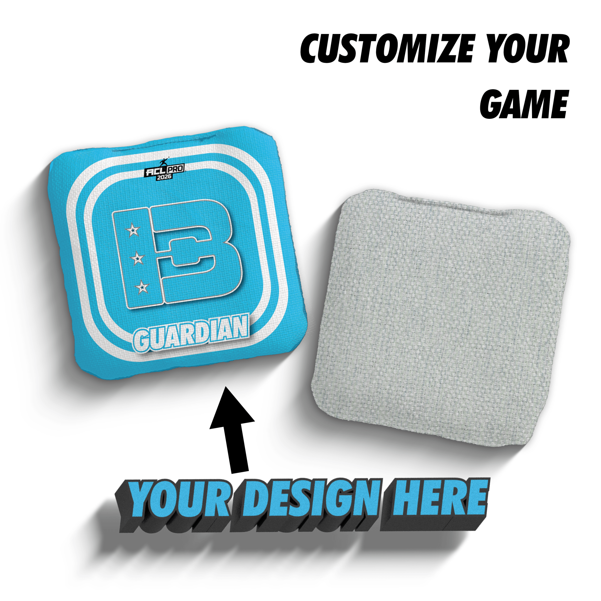 2026 Brotherhood Cornhole Custom Guardian ACL Pro Stamped Cornhole Bags - Brotherhood Cornhole