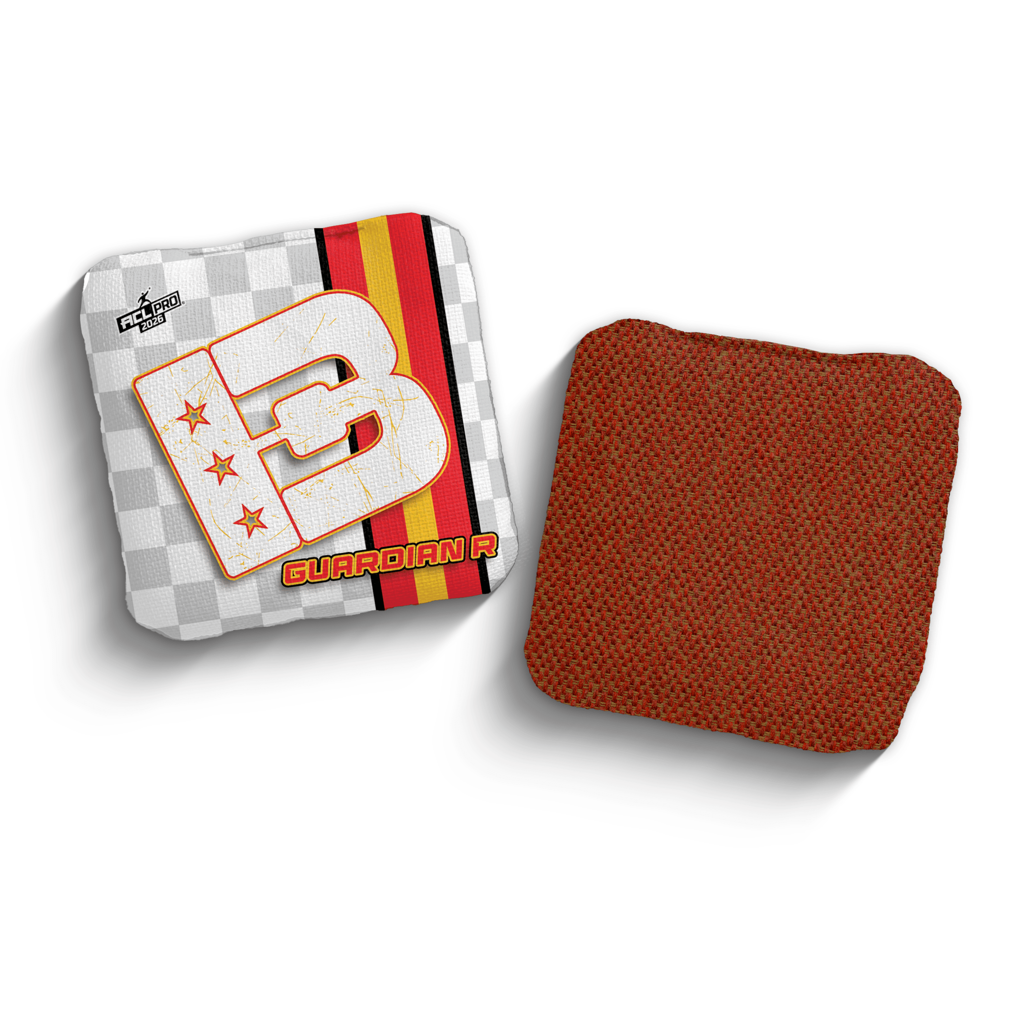 2026 Brotherhood Cornhole Guardian Checkered Edition ACL Pro Stamped Cornhole Bags - Brotherhood Cornhole