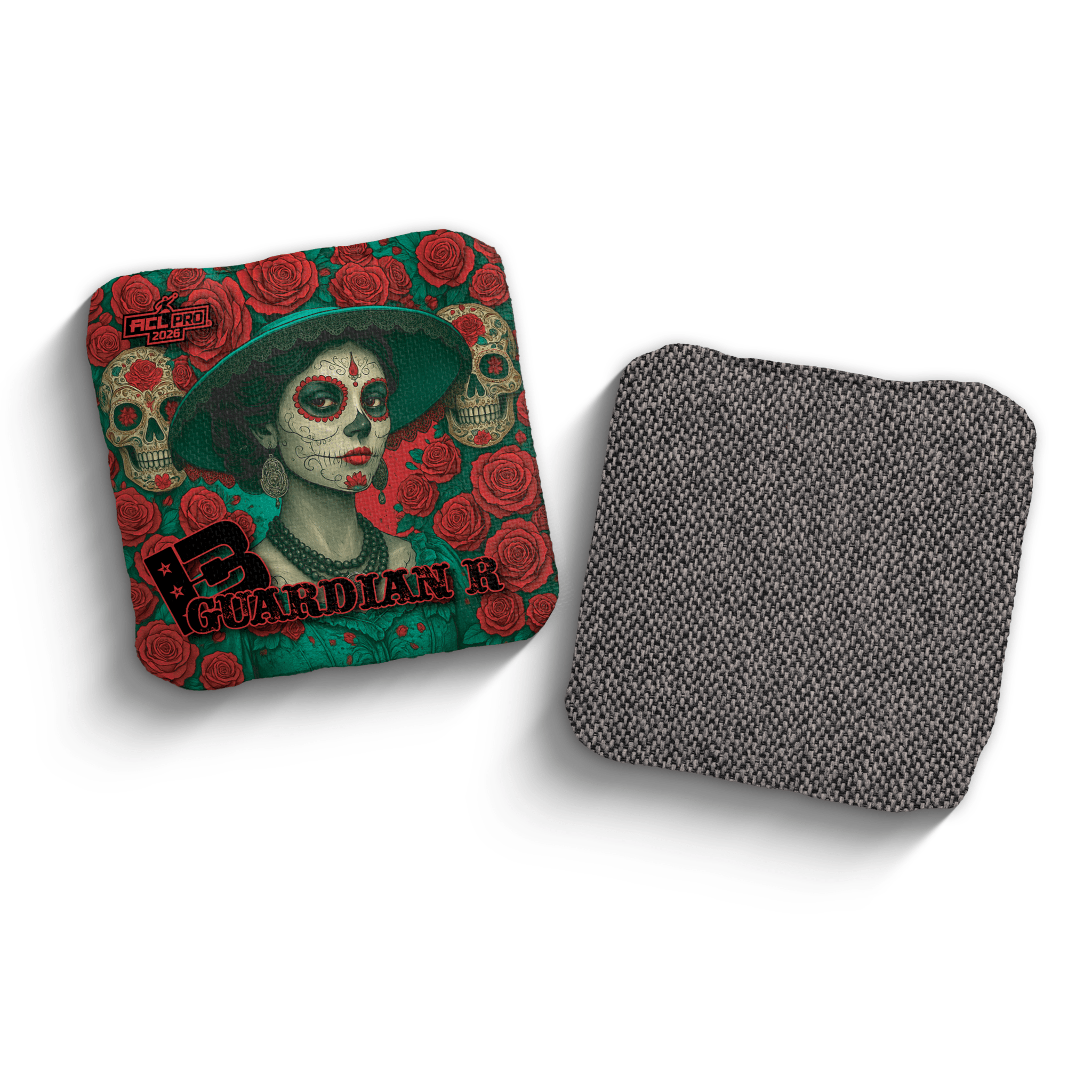 2026 Brotherhood Cornhole Guardian La Catrina Edition ACL Pro Stamped Cornhole Bags - Brotherhood Cornhole