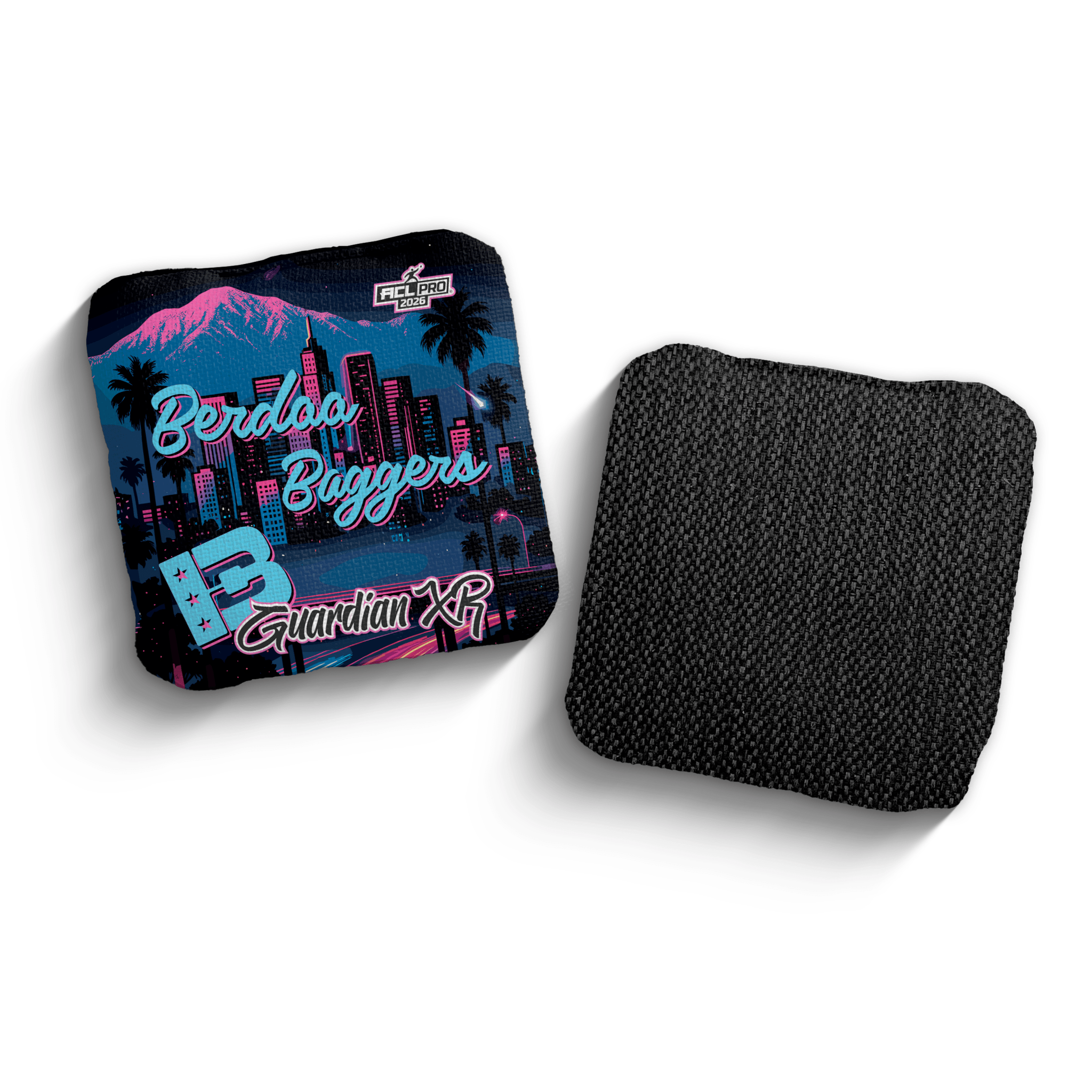 2026 Brotherhood Cornhole Guardian X Berdoo Baggers Collaboration ACL Pro Stamped Cornhole Bags - Brotherhood Cornhole