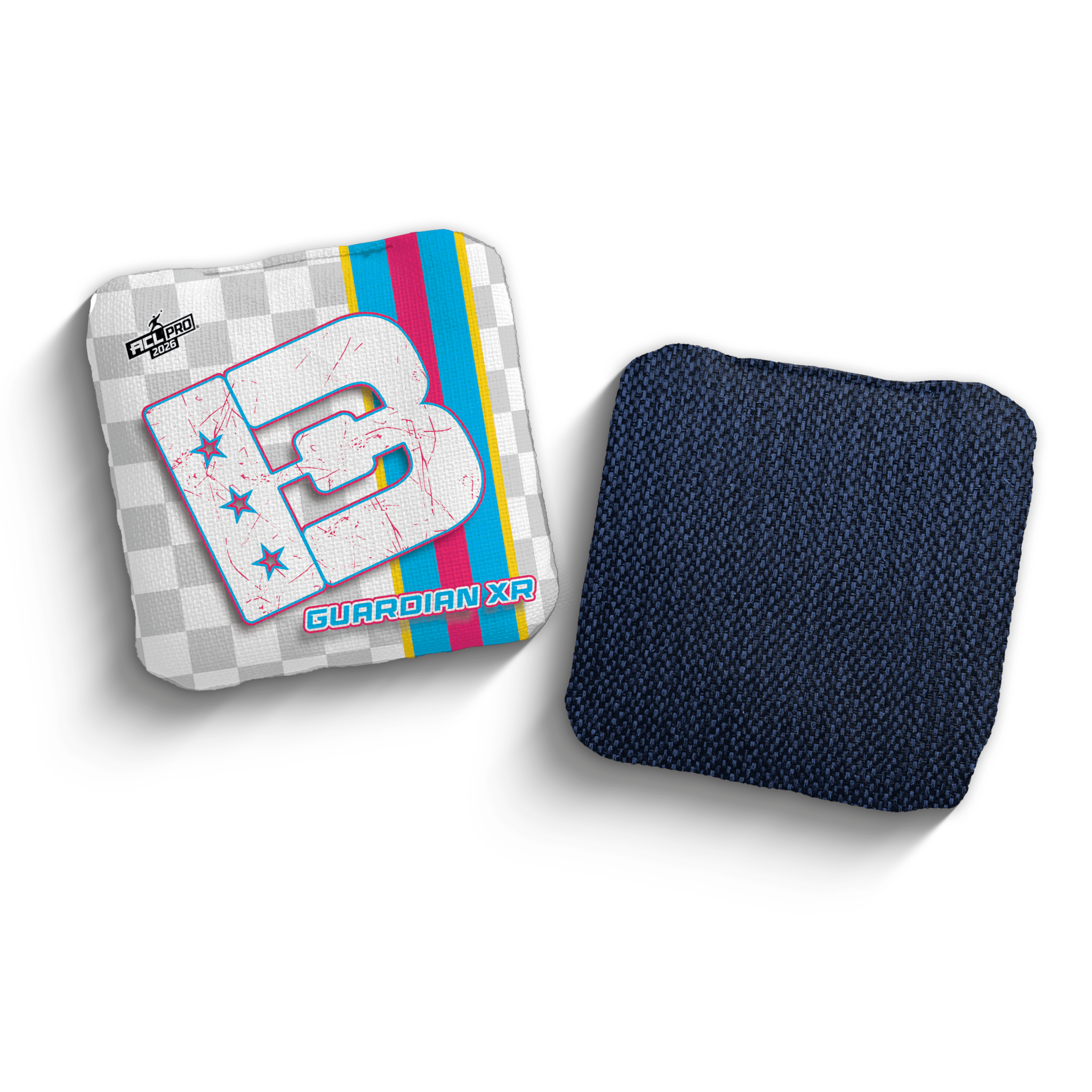 2026 Brotherhood Cornhole Guardian X Checkered Edition ACL Pro Stamped Cornhole Bags - Brotherhood Cornhole