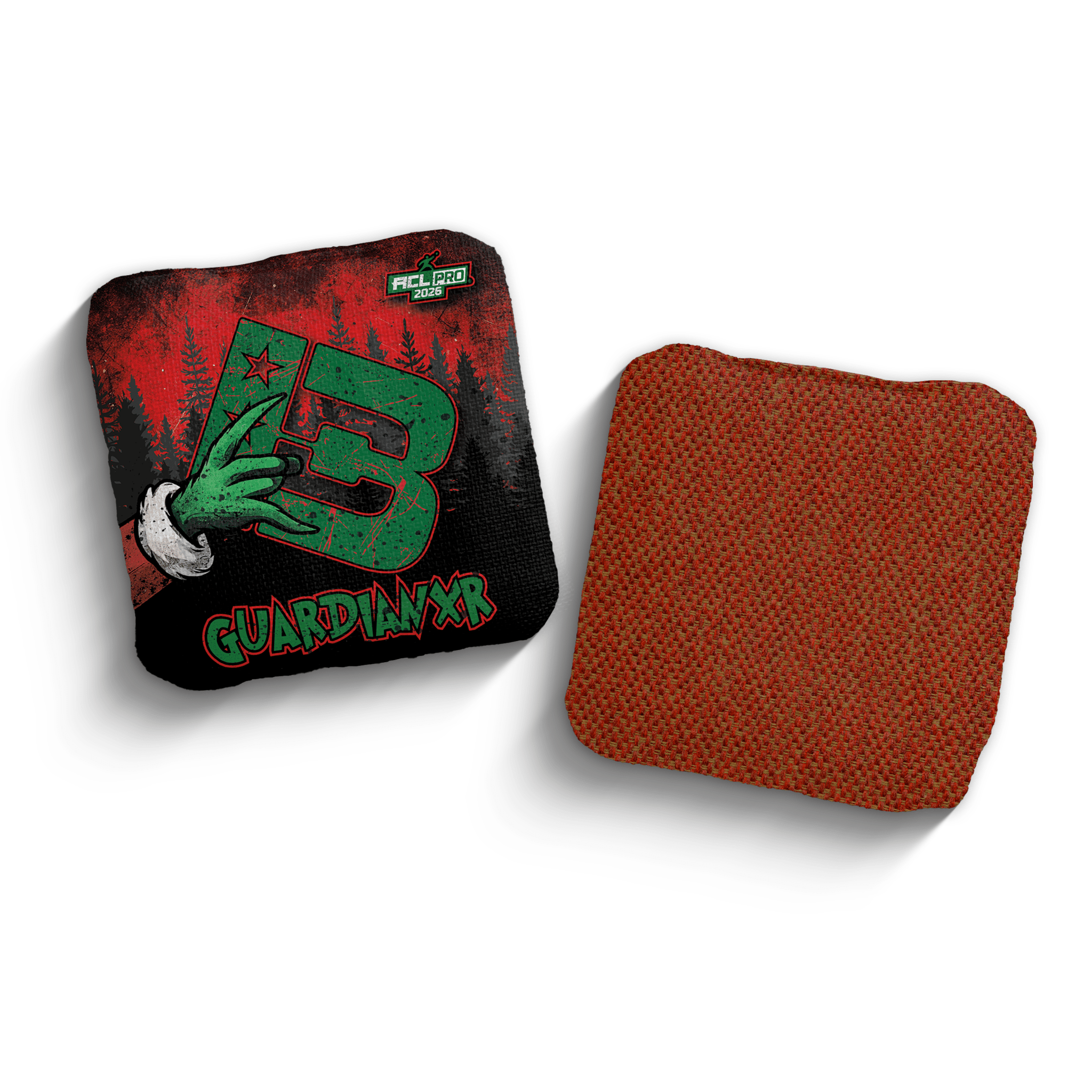 2026 Brotherhood Cornhole Guardian X Christmas Edition ACL Pro Stamped Cornhole Bags - Brotherhood Cornhole