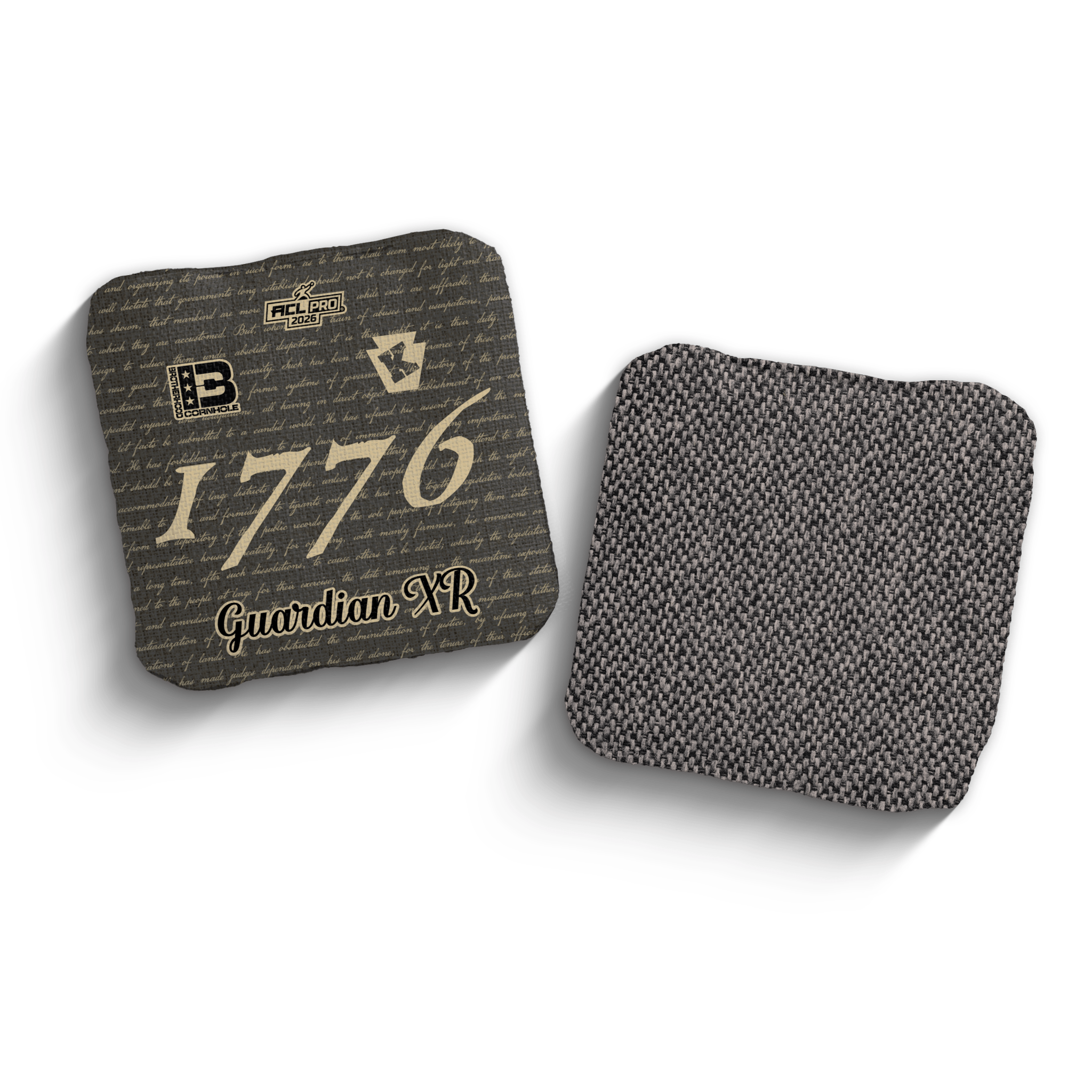 2026 Brotherhood Cornhole Guardian X Keystone Cornhole Collaboration ACL Pro Stamped Cornhole Bags - Brotherhood Cornhole