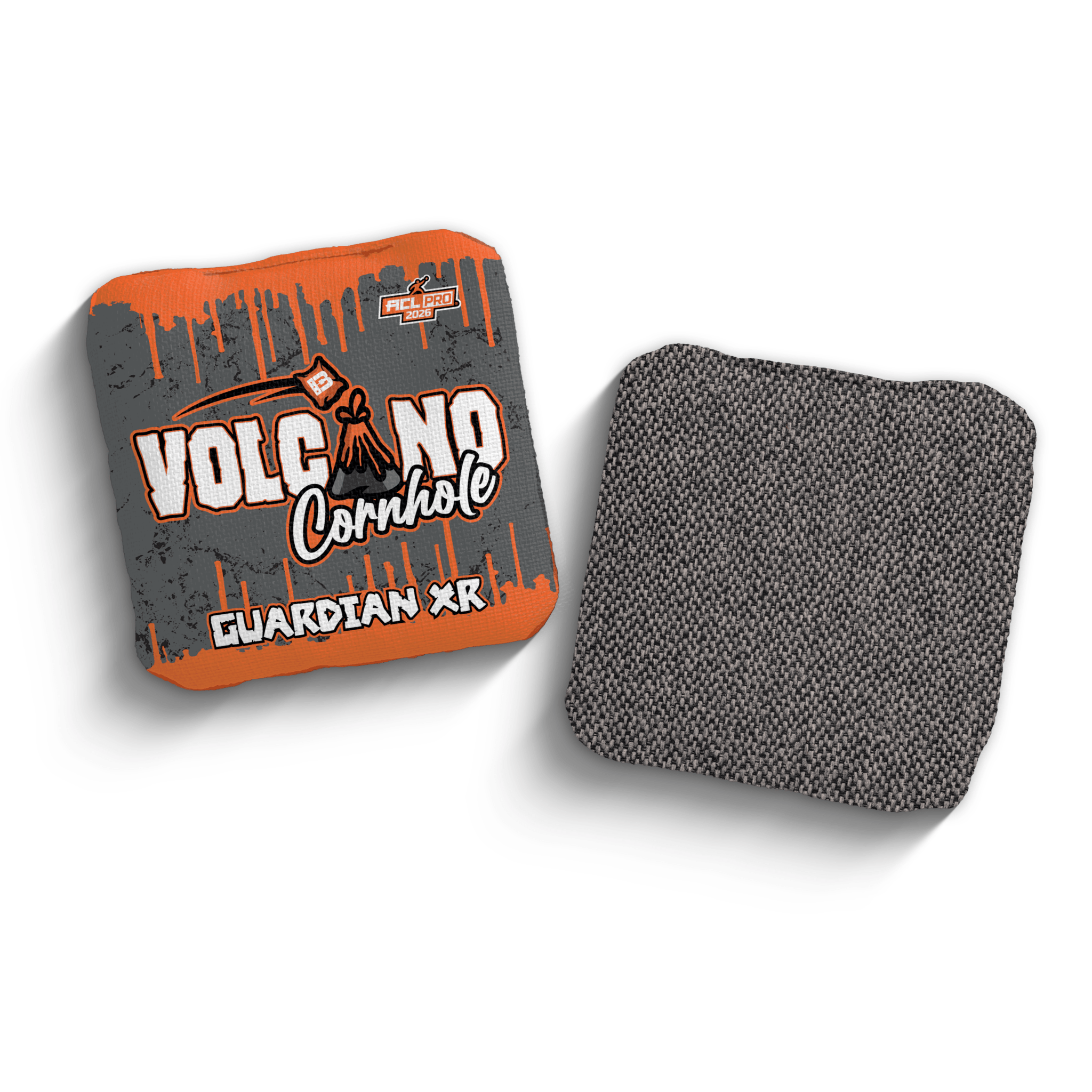 2026 Brotherhood Cornhole Guardian X Volcano Cornhole Collaboration ACL Pro Stamped Cornhole Bags - Brotherhood Cornhole