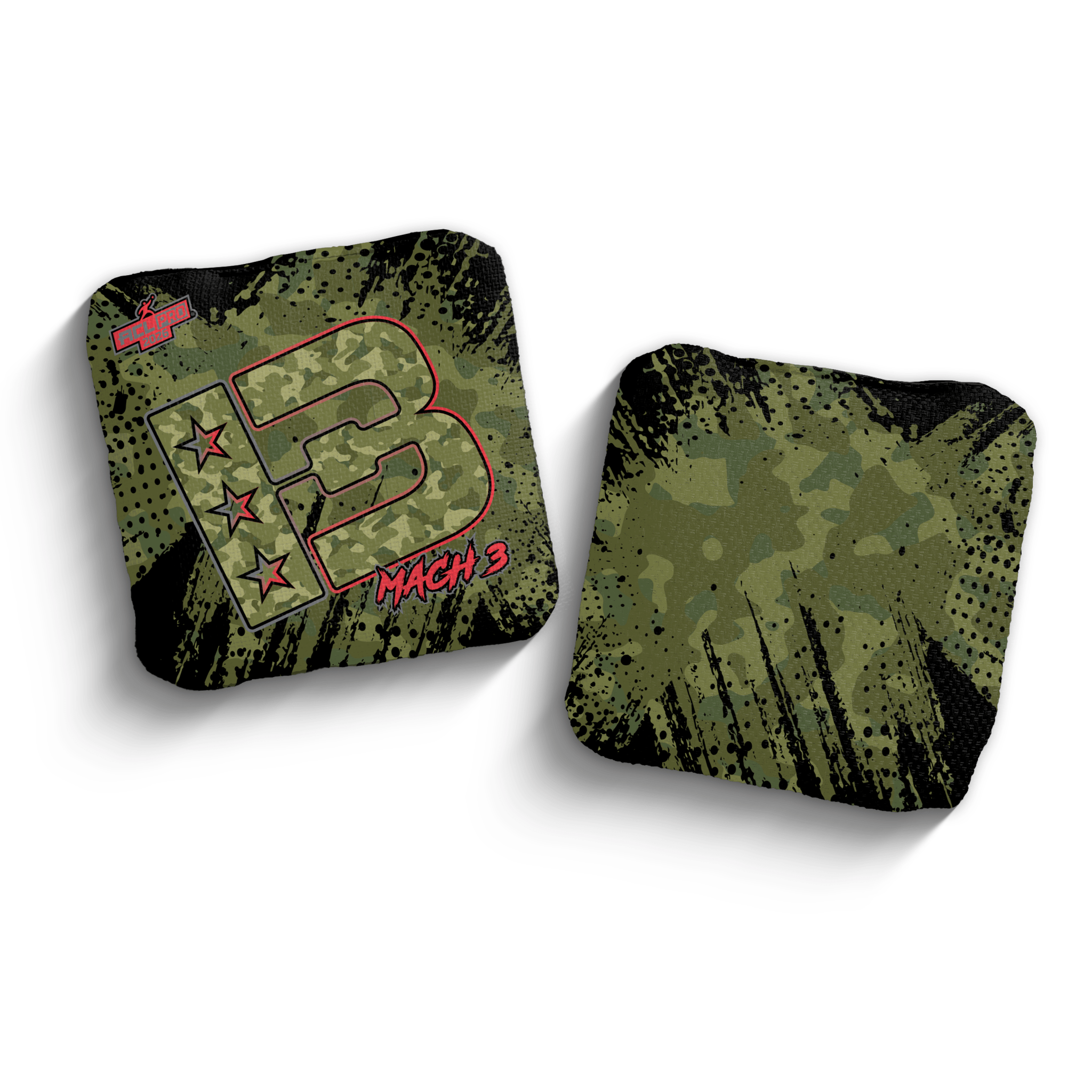 2026 Brotherhood Cornhole Mach 3 Camo Edition ACL Pro Stamped Cornhole Bags - Brotherhood Cornhole
