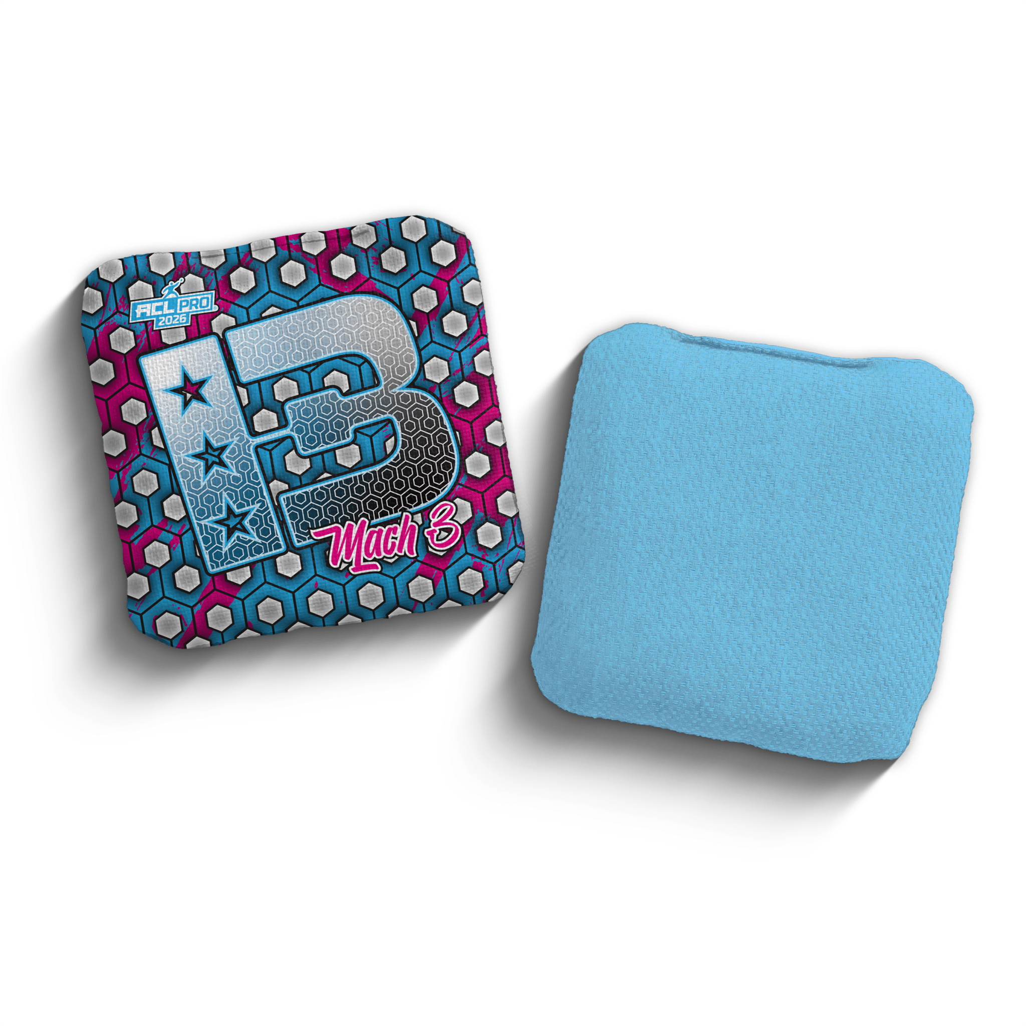 2026 Brotherhood Cornhole Mach 3 Hex Edition ACL Pro Stamped Cornhole Bags - Brotherhood Cornhole