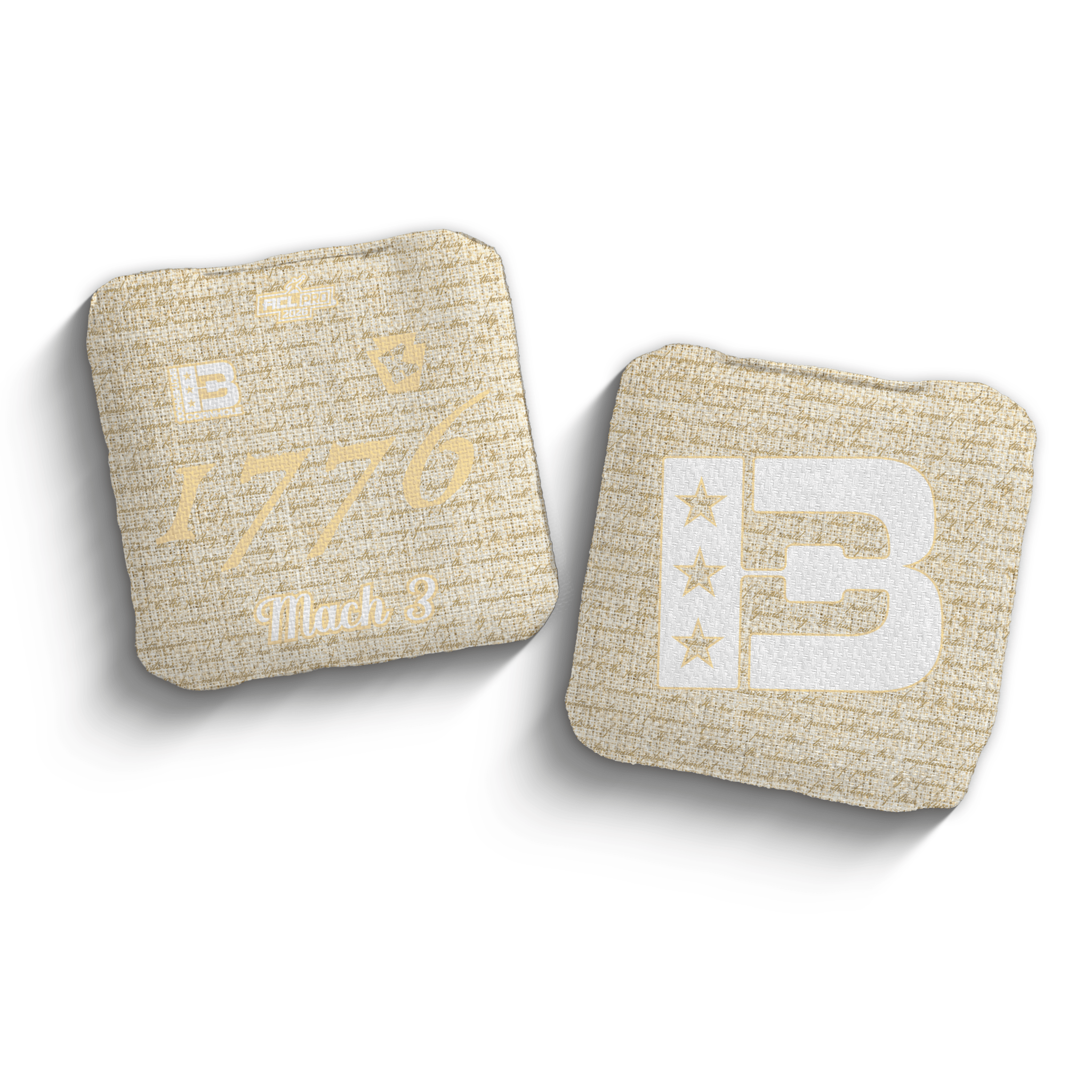 2026 Brotherhood Cornhole Mach 3 Keystone Cornhole Collaboration ACL Pro Stamped Cornhole Bags - Brotherhood Cornhole