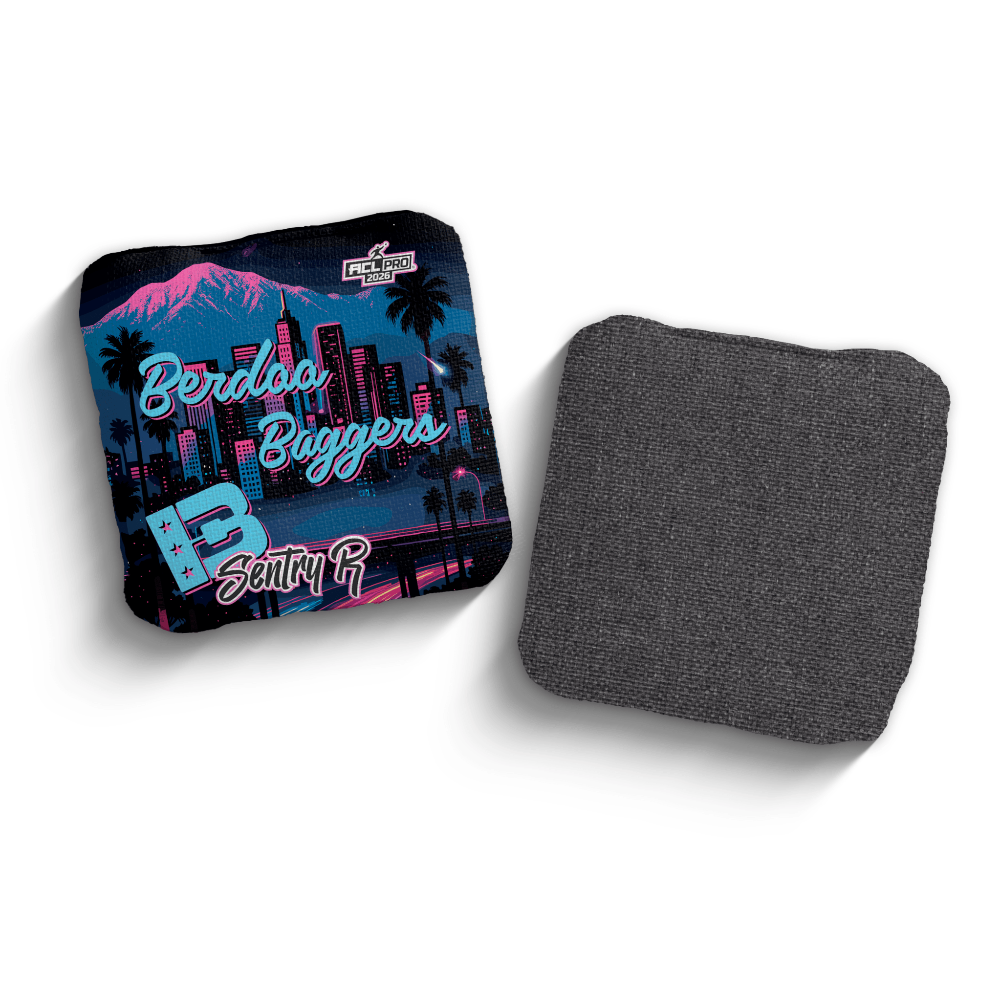 2026 Brotherhood Cornhole Sentry Berdoo Baggers Collaboration ACL Pro Stamped Cornhole Bags - Brotherhood Cornhole