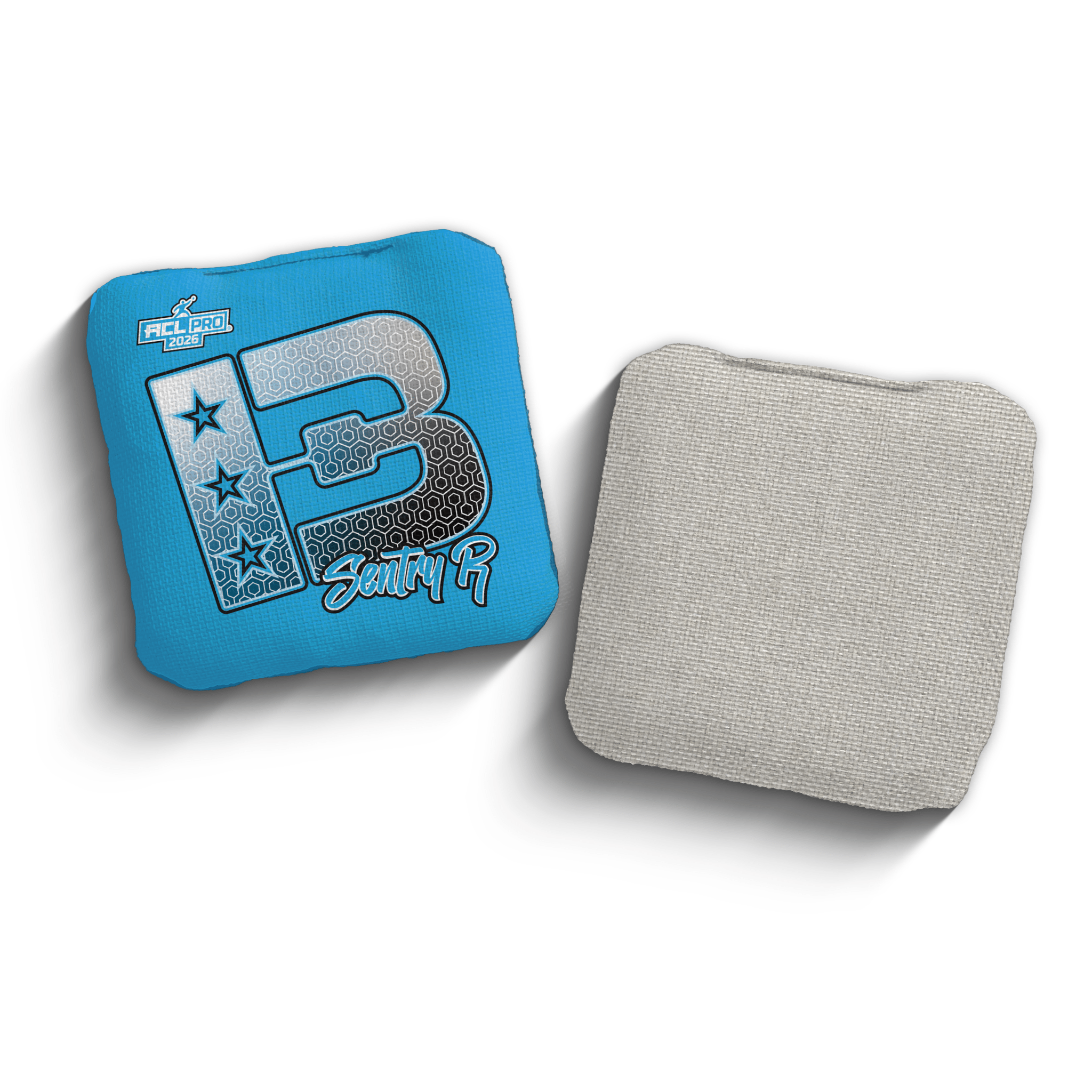 2026 Brotherhood Cornhole Sentry Blue Hex Edition ACL Pro Stamped Cornhole Bags - Brotherhood Cornhole