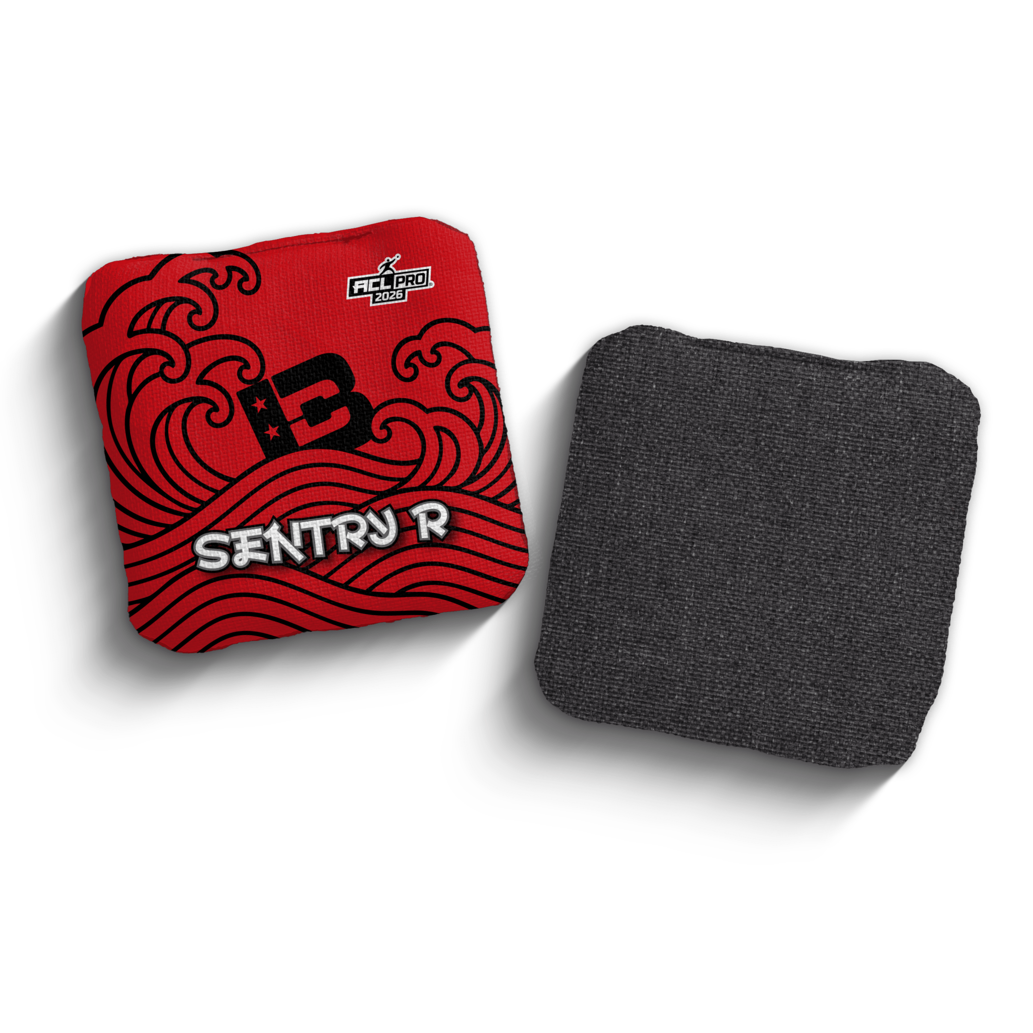 2026 Brotherhood Cornhole Sentry Japanese Wave Edition ACL Pro Stamped Cornhole Bags - Brotherhood Cornhole
