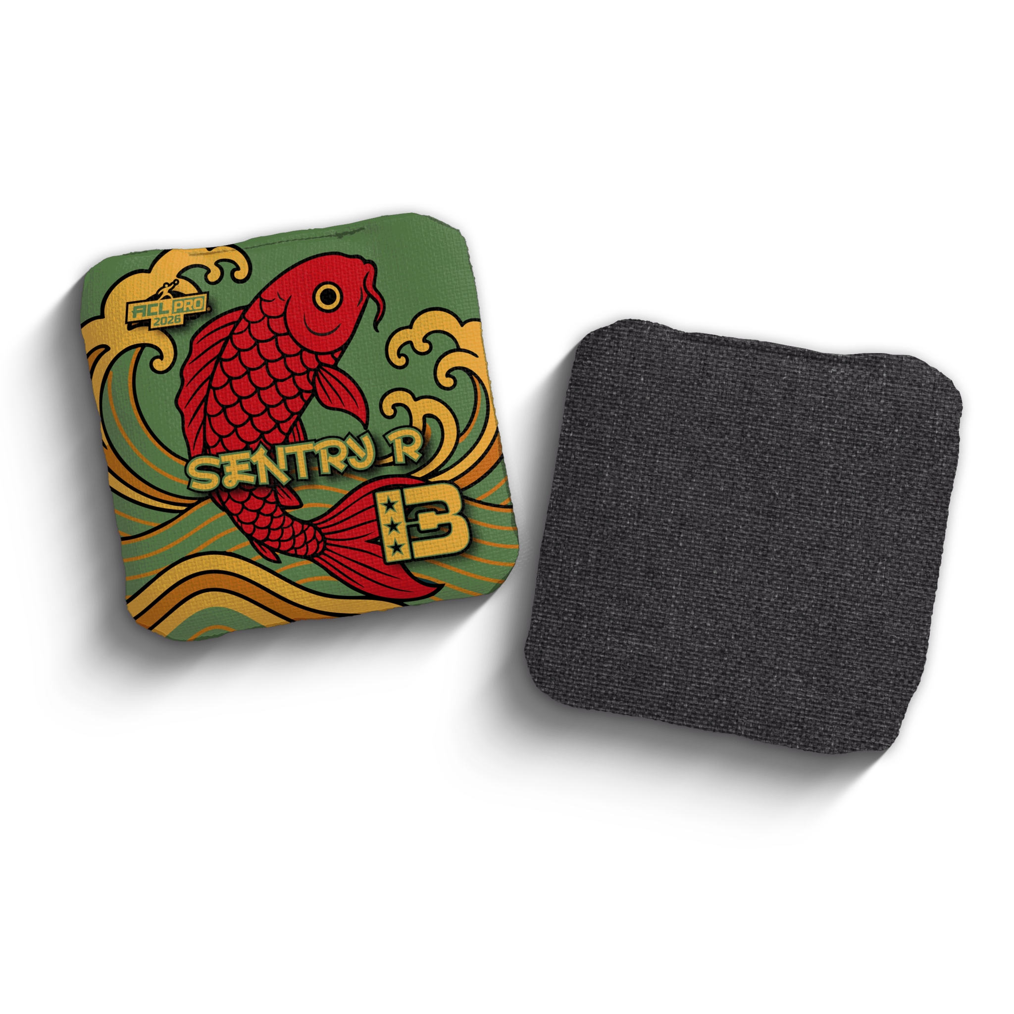 2026 Brotherhood Cornhole Sentry Koi Fish Edition ACL Pro Stamped Cornhole Bags - Brotherhood Cornhole