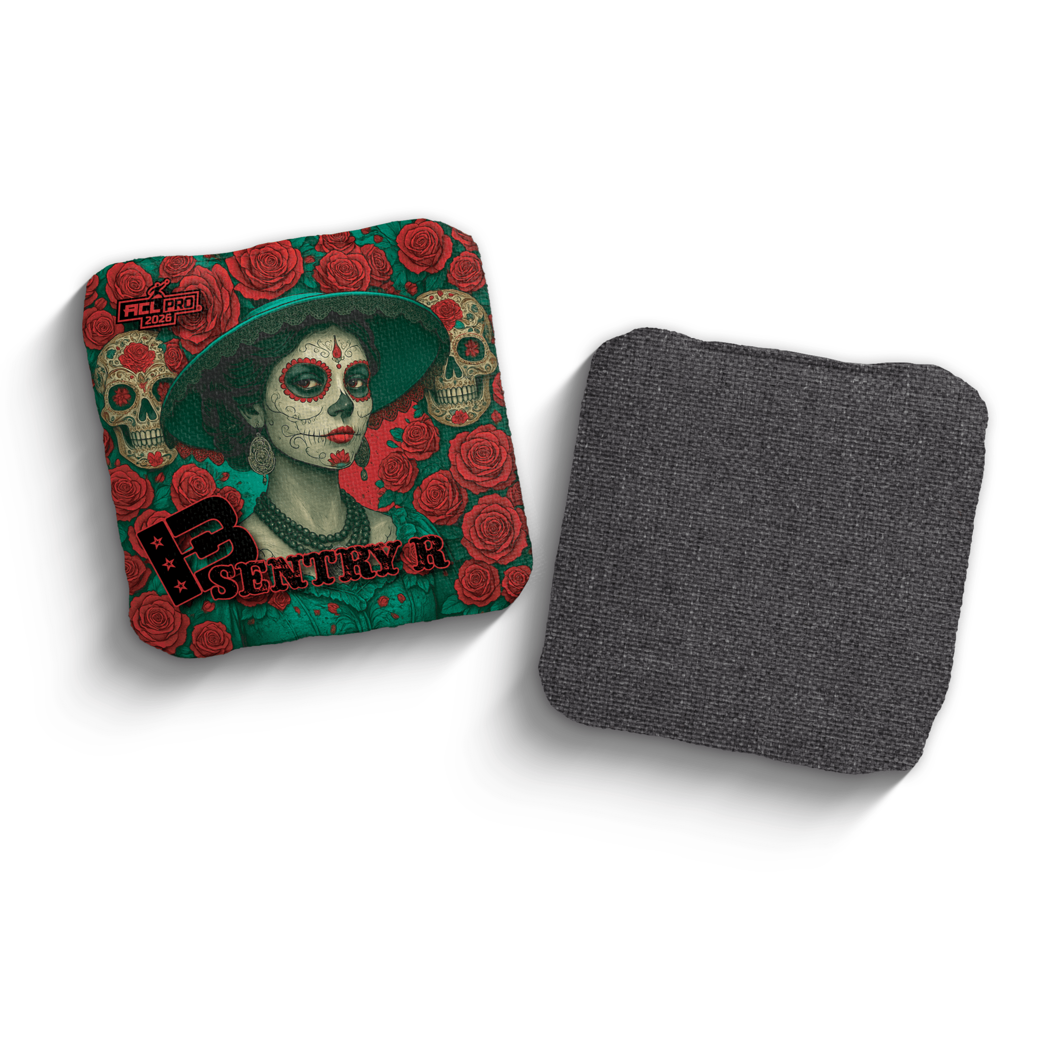 2026 Brotherhood Cornhole Sentry La Catrina Edition ACL Pro Stamped Cornhole Bags - Brotherhood Cornhole