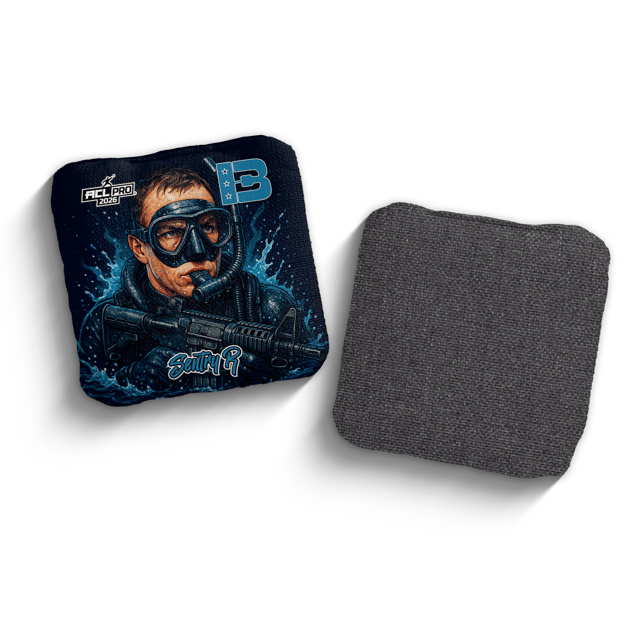2026 Brotherhood Cornhole Sentry Navy Seal Edition ACL Pro Stamped Cornhole Bags - Brotherhood Cornhole