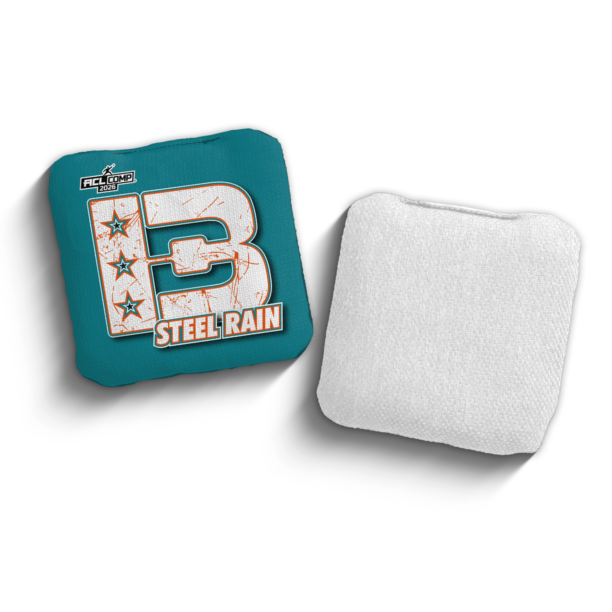 2026 Brotherhood Cornhole Steel Rain American East Division ACL Comp Stamped Cornhole Bags - Brotherhood Cornhole