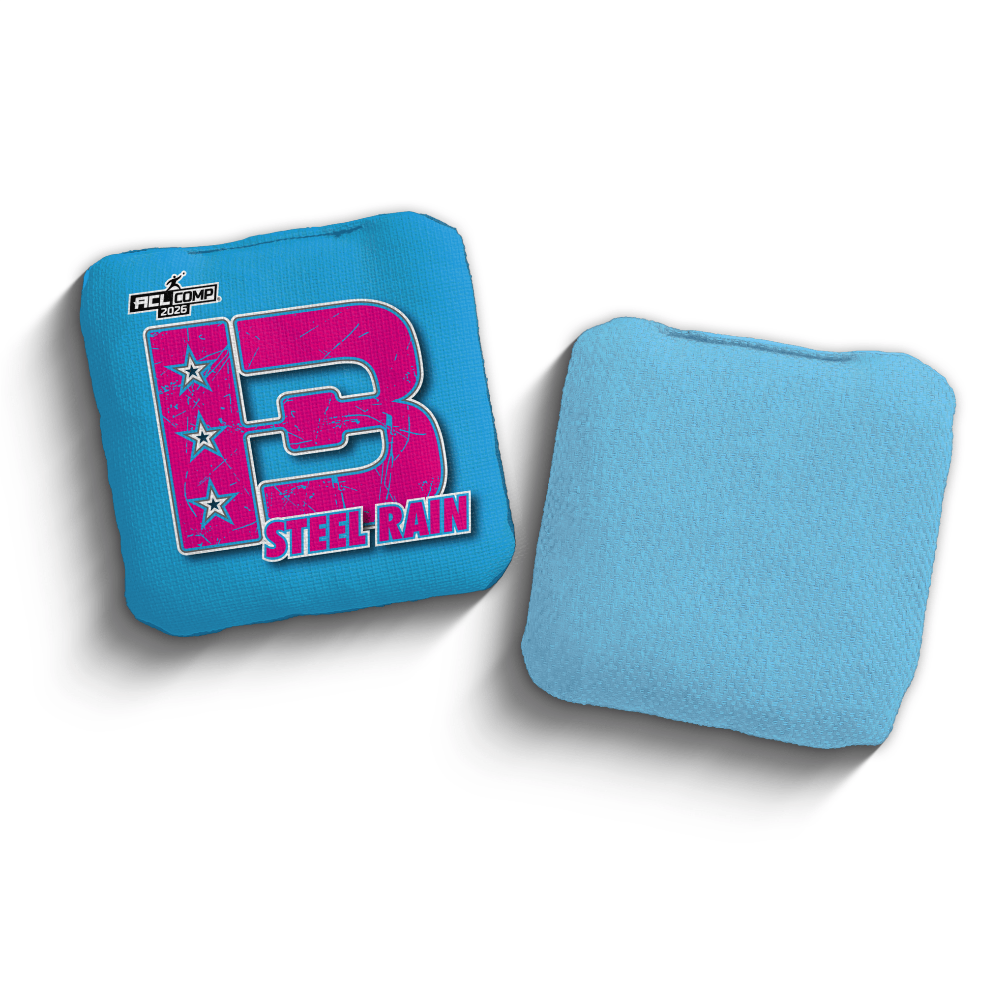 2026 Brotherhood Cornhole Steel Rain Broadcast Edition ACL Pro Stamped Cornhole Bags - Brotherhood Cornhole