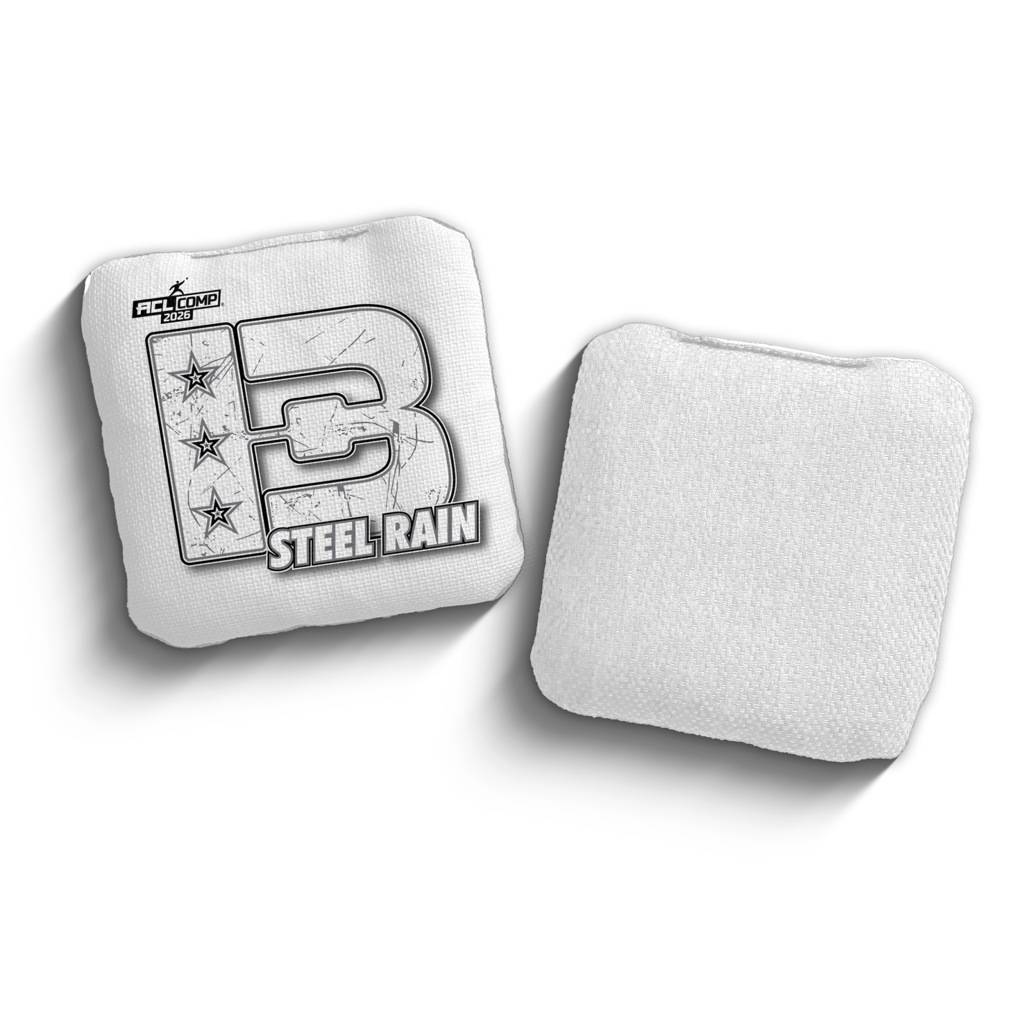2026 Brotherhood Cornhole Steel Rain Broadcast Edition ACL Pro Stamped Cornhole Bags - Brotherhood Cornhole