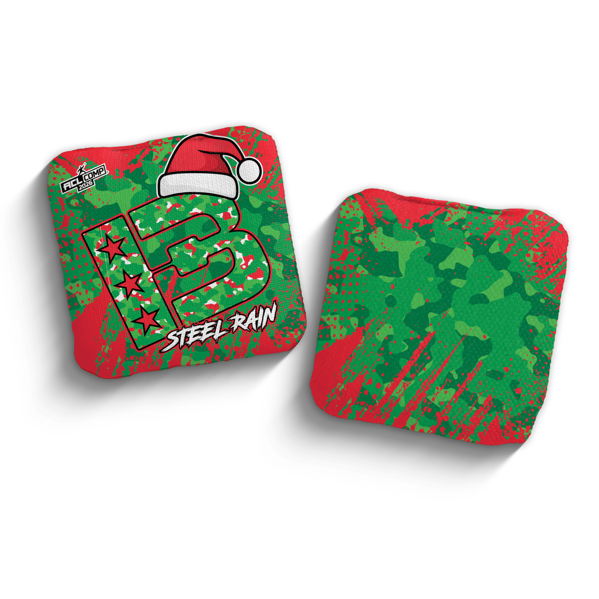 2026 Brotherhood Cornhole Steel Rain Camo Edition ACL Pro Stamped Cornhole Bags - Brotherhood Cornhole