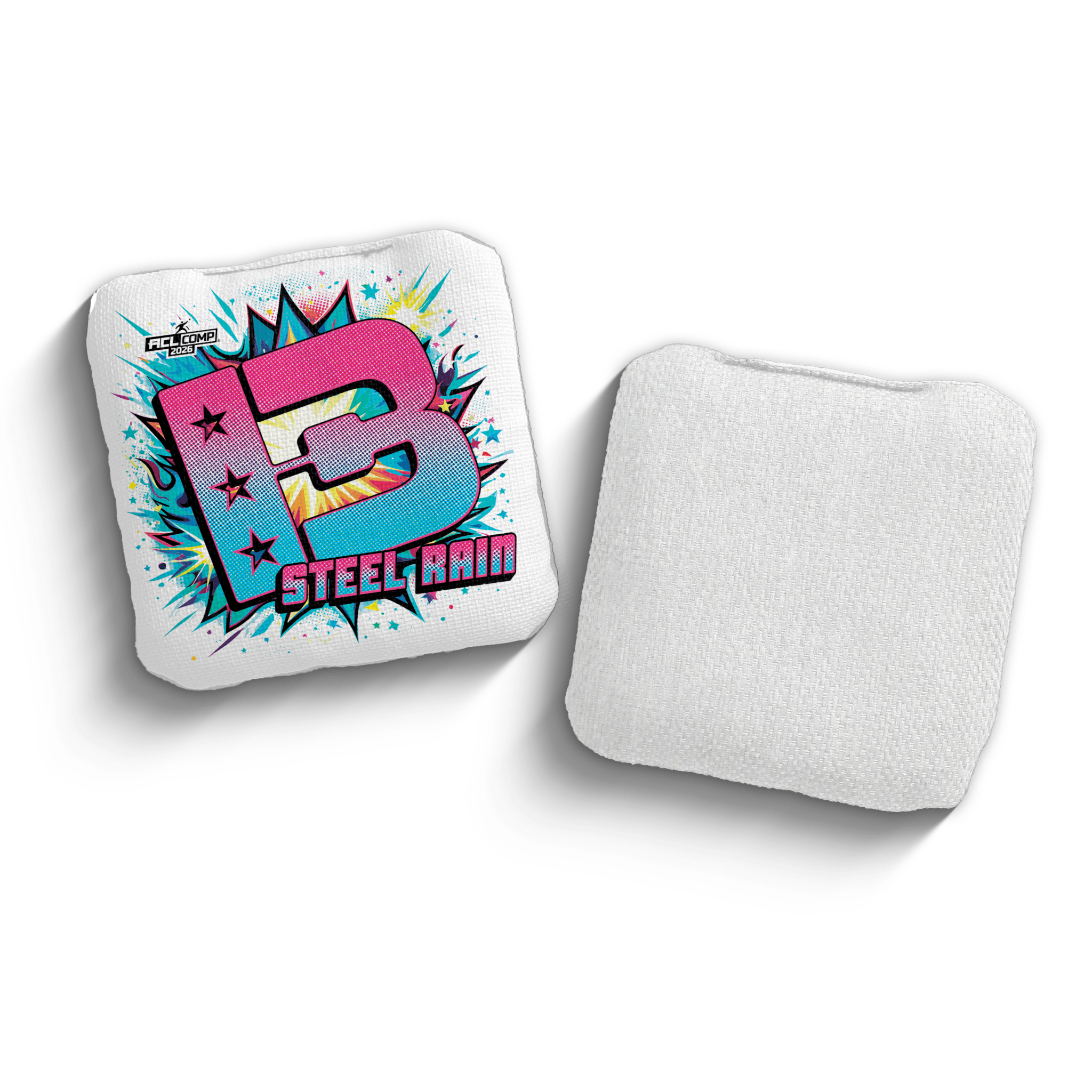 2026 Brotherhood Cornhole Steel Rain Comic Edition ACL Pro Stamped Cornhole Bags - Brotherhood Cornhole