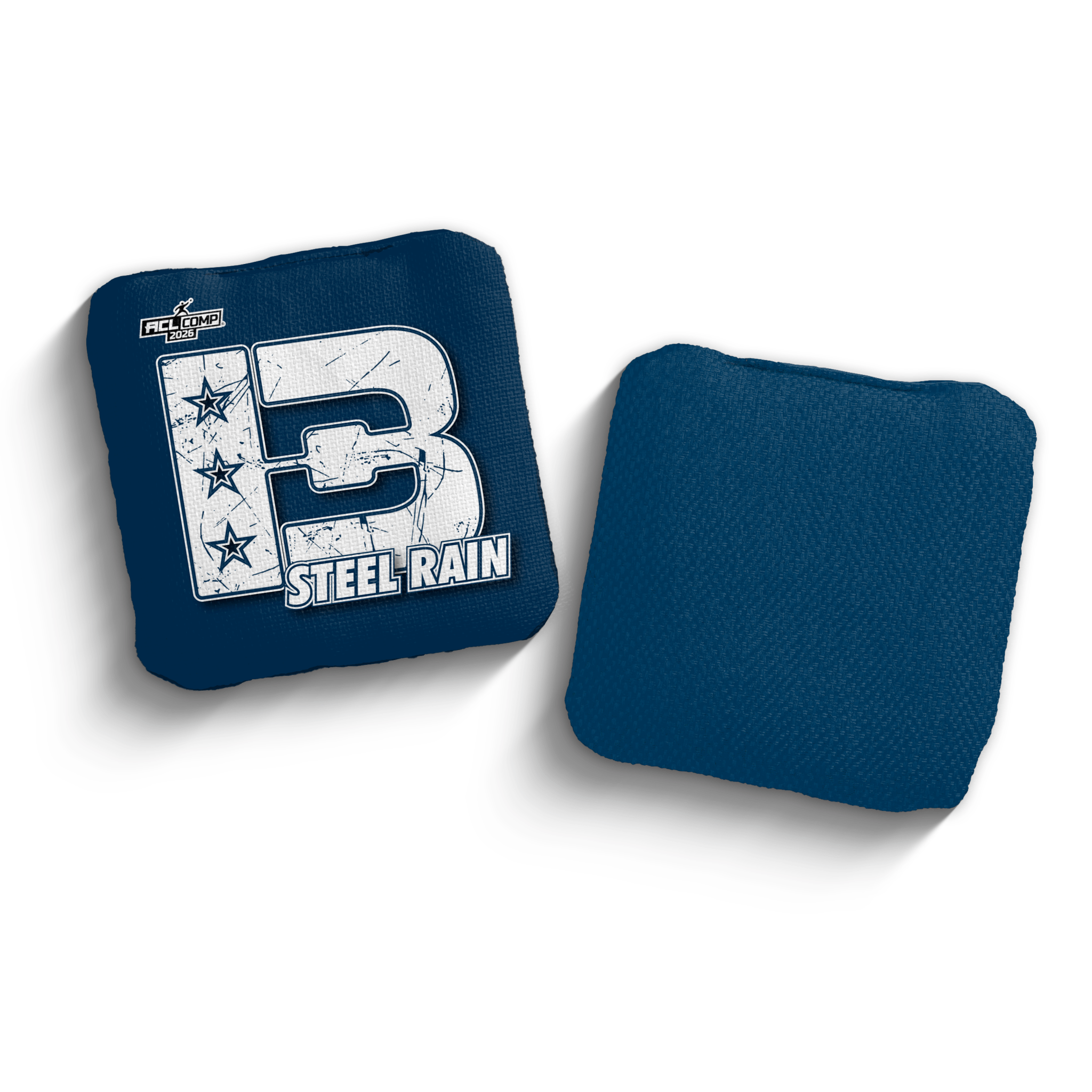 2026 Brotherhood Cornhole Steel Rain National East Division ACL Comp Stamped Cornhole Bags - Brotherhood Cornhole