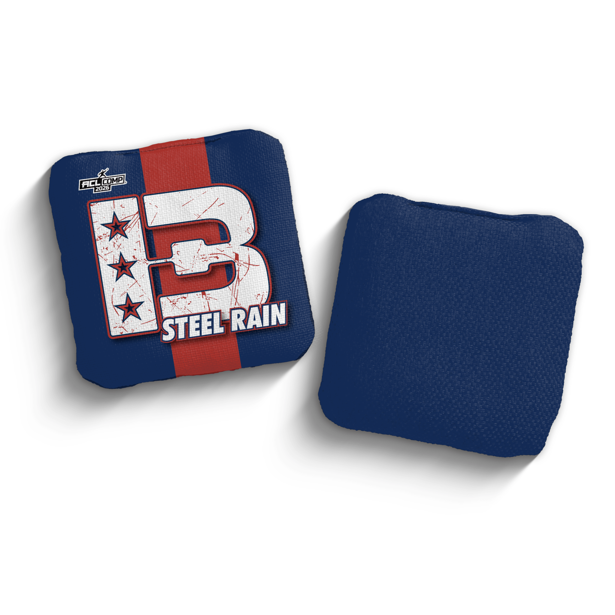 2026 Brotherhood Cornhole Steel Rain National East Division ACL Comp Stamped Cornhole Bags - Brotherhood Cornhole