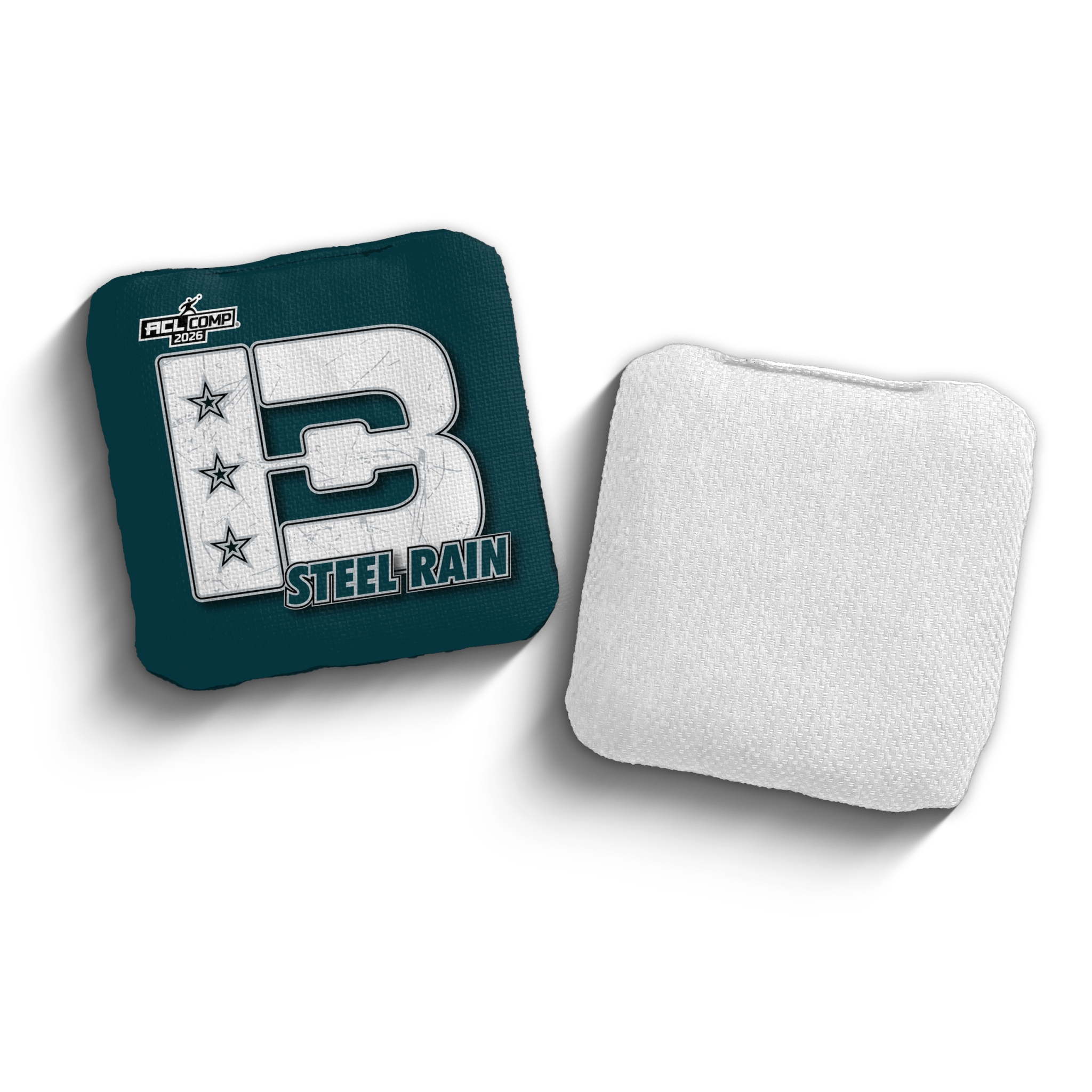 2026 Brotherhood Cornhole Steel Rain National East Division ACL Comp Stamped Cornhole Bags - Brotherhood Cornhole