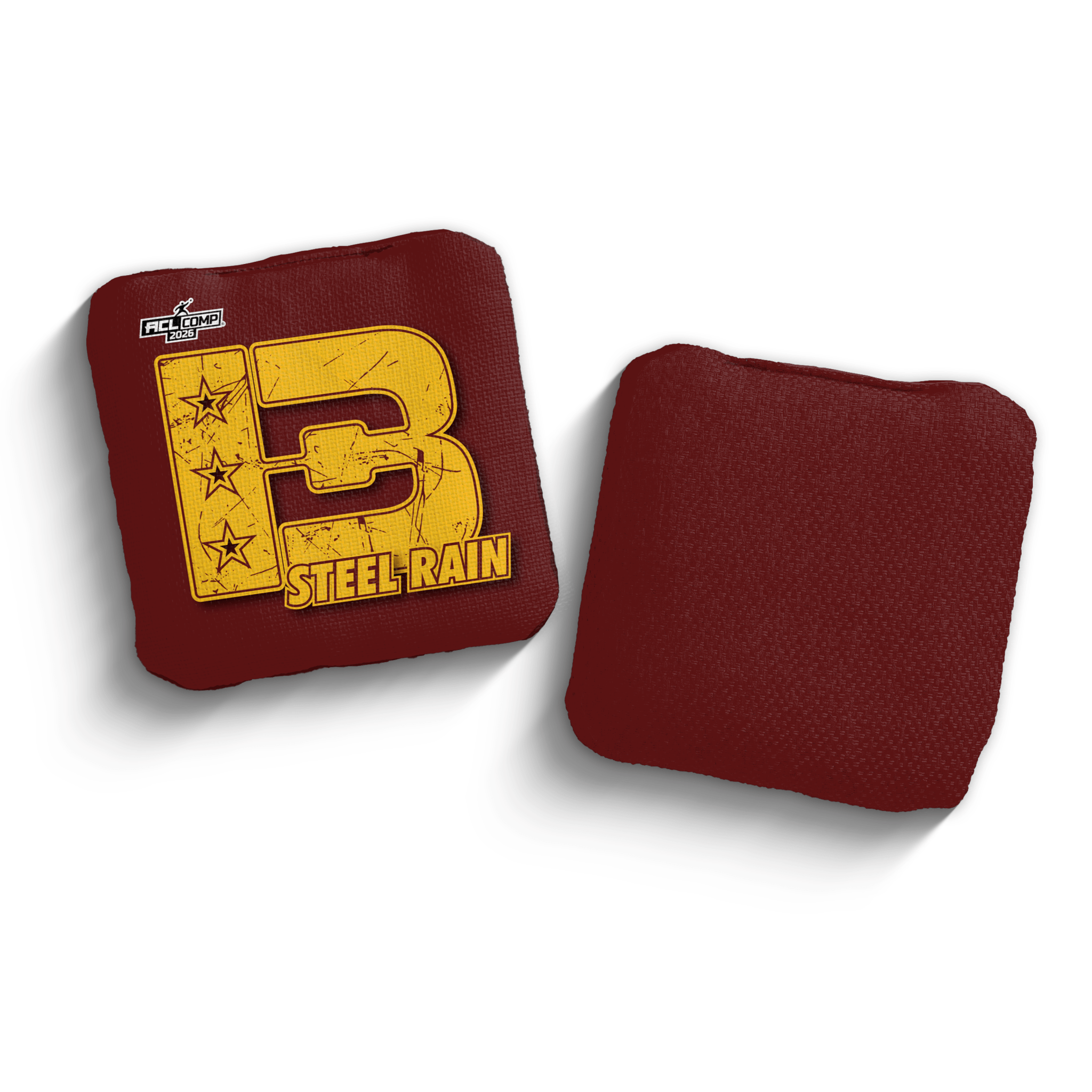2026 Brotherhood Cornhole Steel Rain National East Division ACL Comp Stamped Cornhole Bags - Brotherhood Cornhole