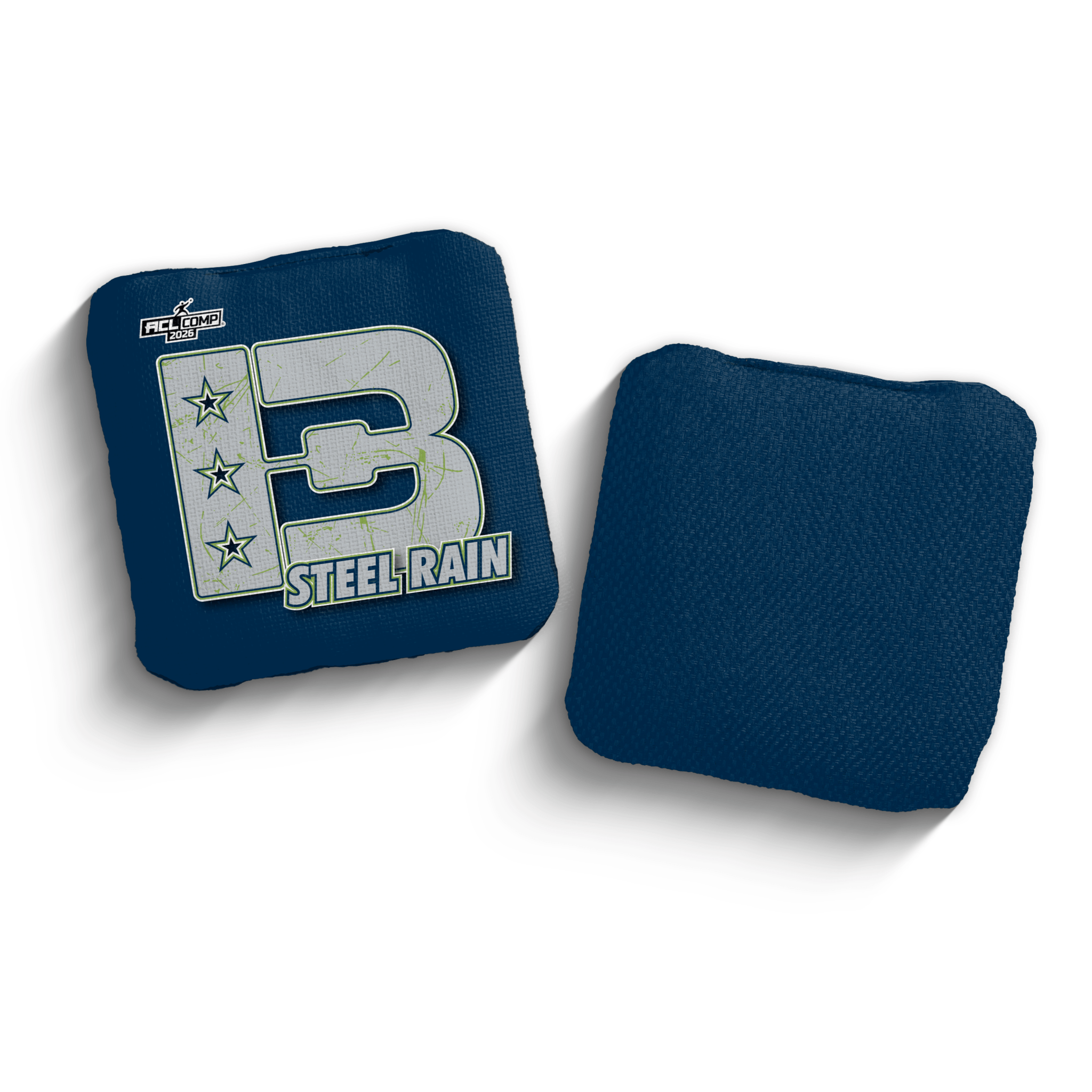 2026 Brotherhood Cornhole Steel Rain National West Division ACL Comp Stamped Cornhole Bags - Brotherhood Cornhole