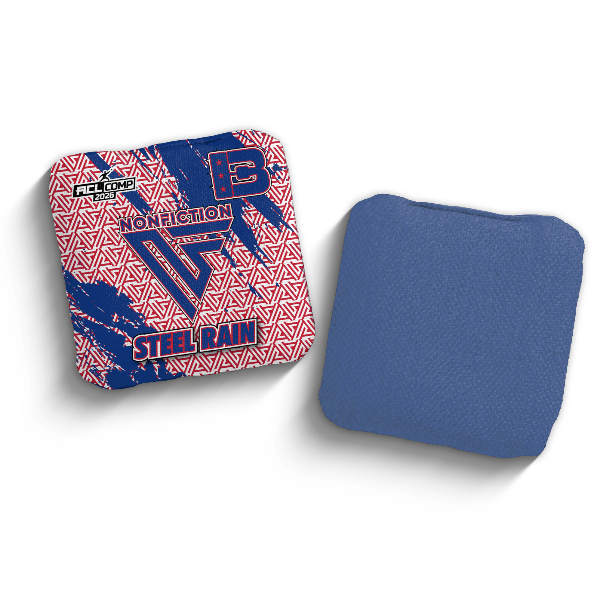 2026 Brotherhood Cornhole Steel Rain Non Fiction Collaboration ACL Pro Stamped Cornhole Bags - Brotherhood Cornhole