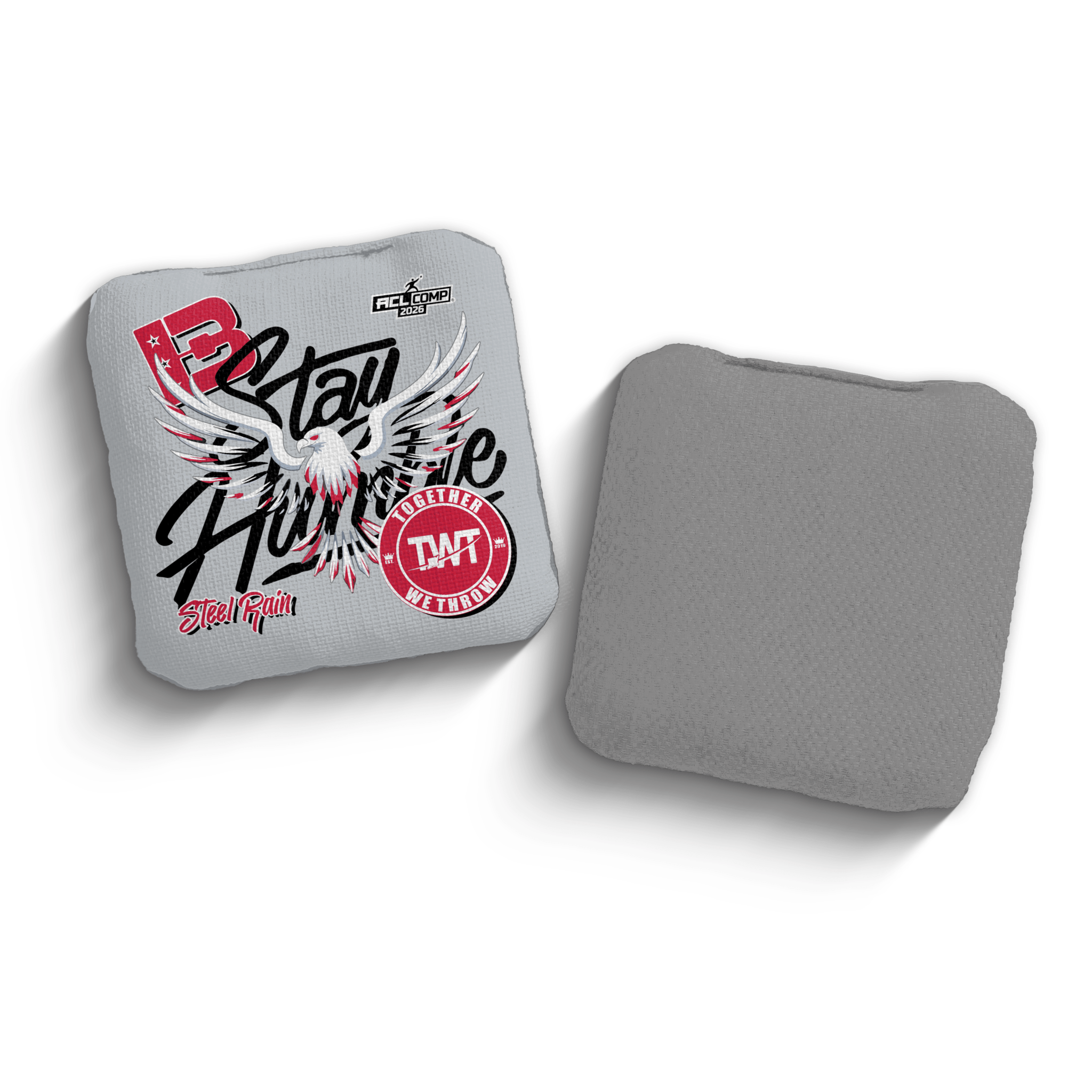 2026 Brotherhood Cornhole Steel Rain TWT Collaboration ACL Pro Stamped Cornhole Bags - Brotherhood Cornhole